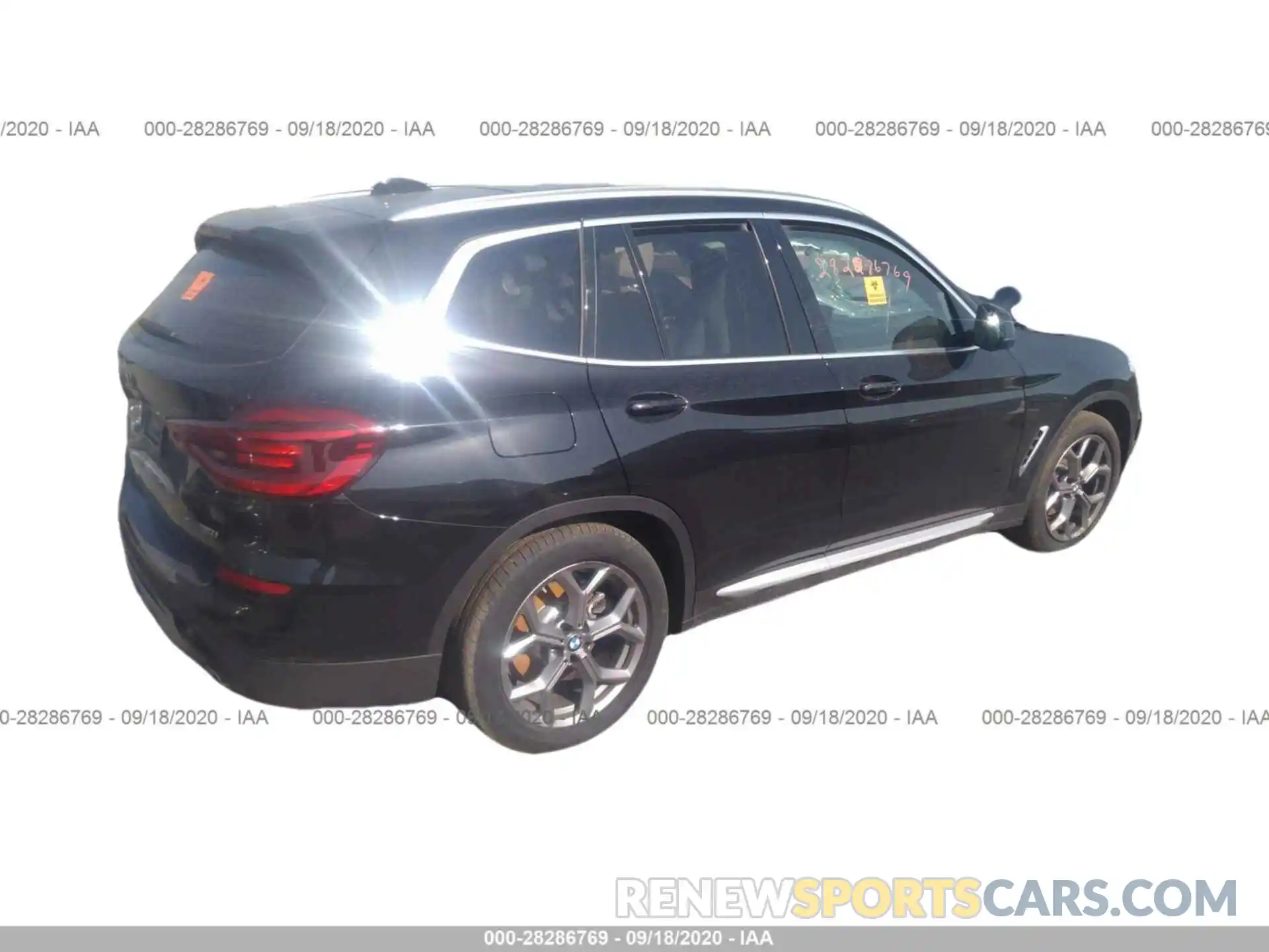 4 Фотография поврежденного автомобиля 5UXTY5C00L9B76031 BMW X3 2020