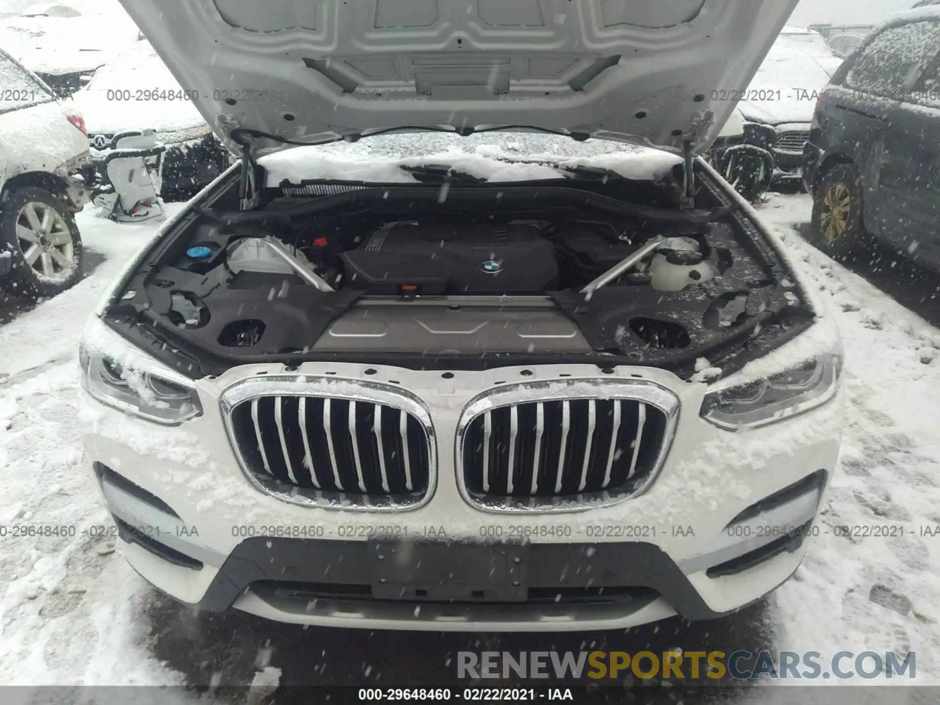 10 Фотография поврежденного автомобиля 5UXTY5C00L9B76840 BMW X3 2020