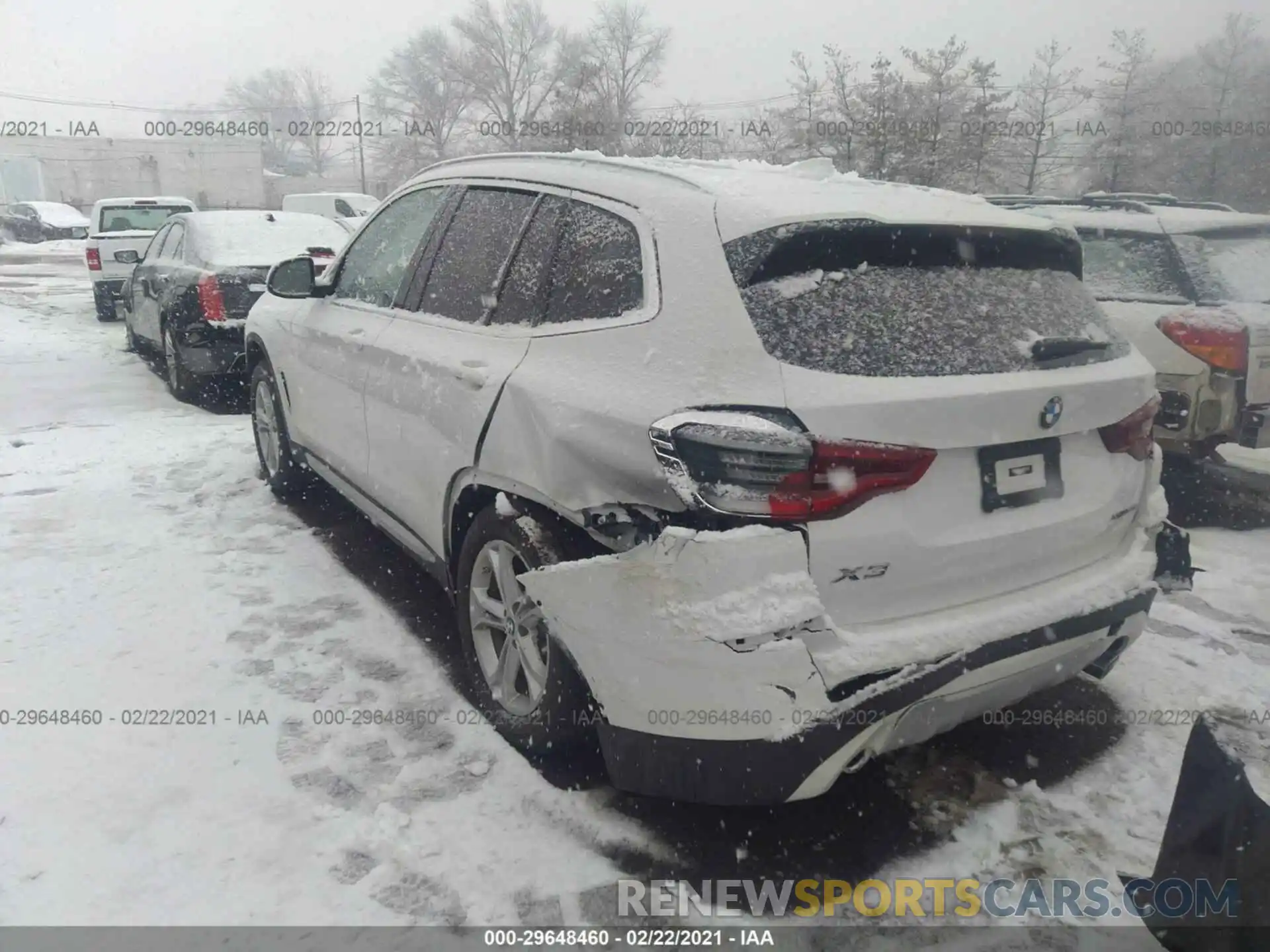 3 Photograph of a damaged car 5UXTY5C00L9B76840 BMW X3 2020