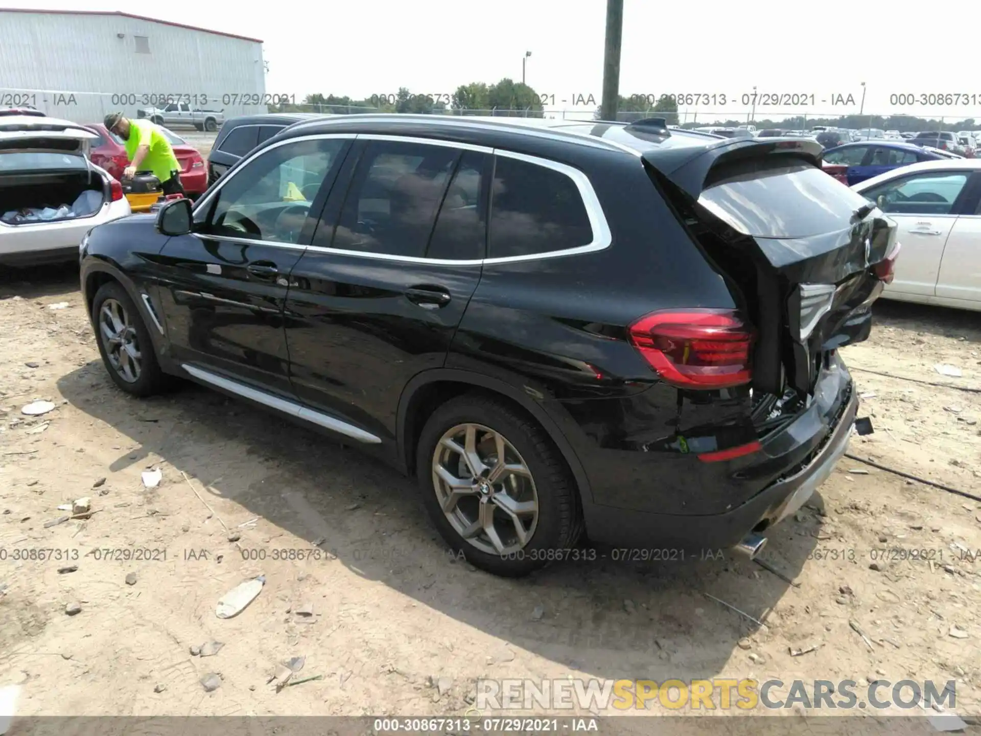 3 Фотография поврежденного автомобиля 5UXTY5C00L9B76904 BMW X3 2020