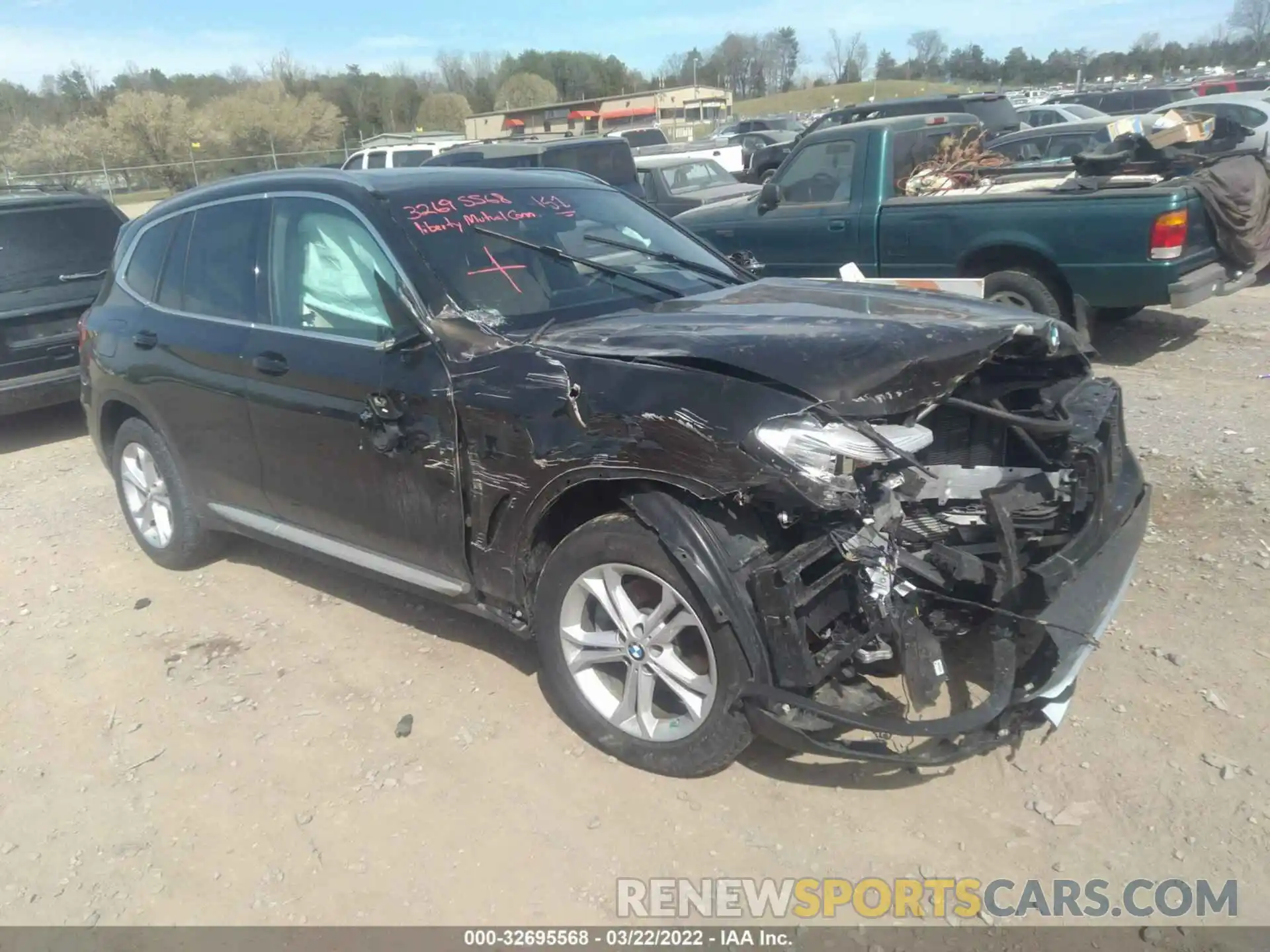 1 Photograph of a damaged car 5UXTY5C00L9B82427 BMW X3 2020