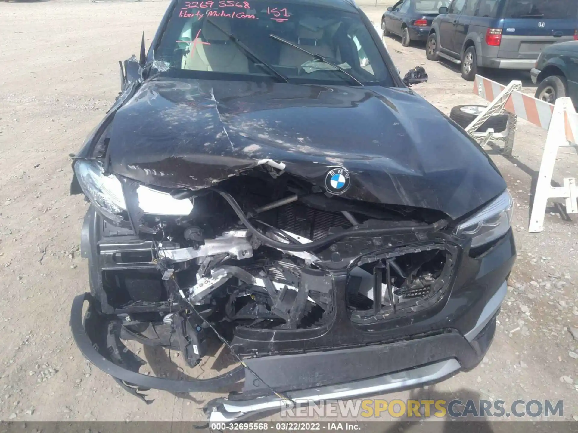 10 Фотография поврежденного автомобиля 5UXTY5C00L9B82427 BMW X3 2020