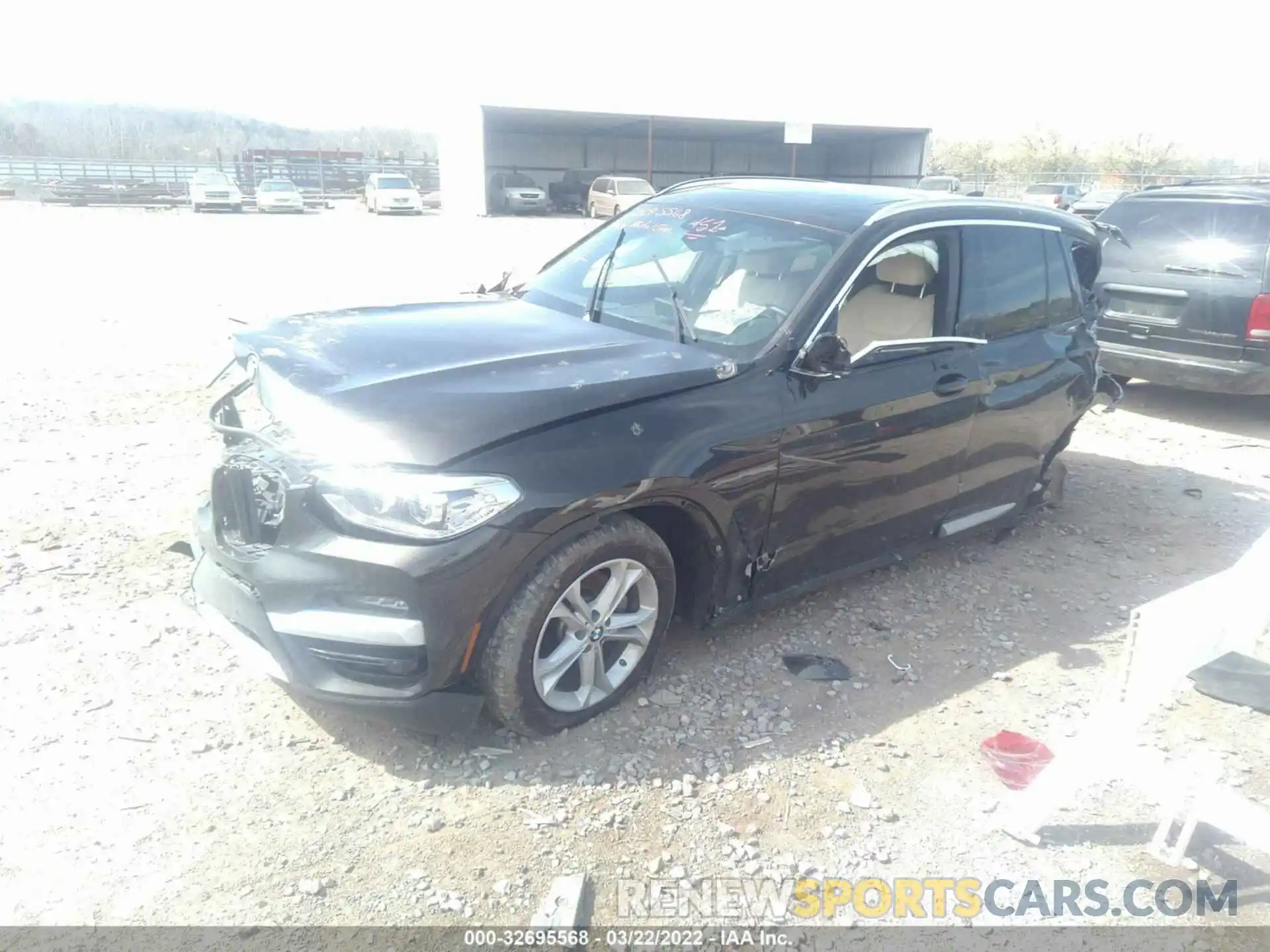 2 Фотография поврежденного автомобиля 5UXTY5C00L9B82427 BMW X3 2020