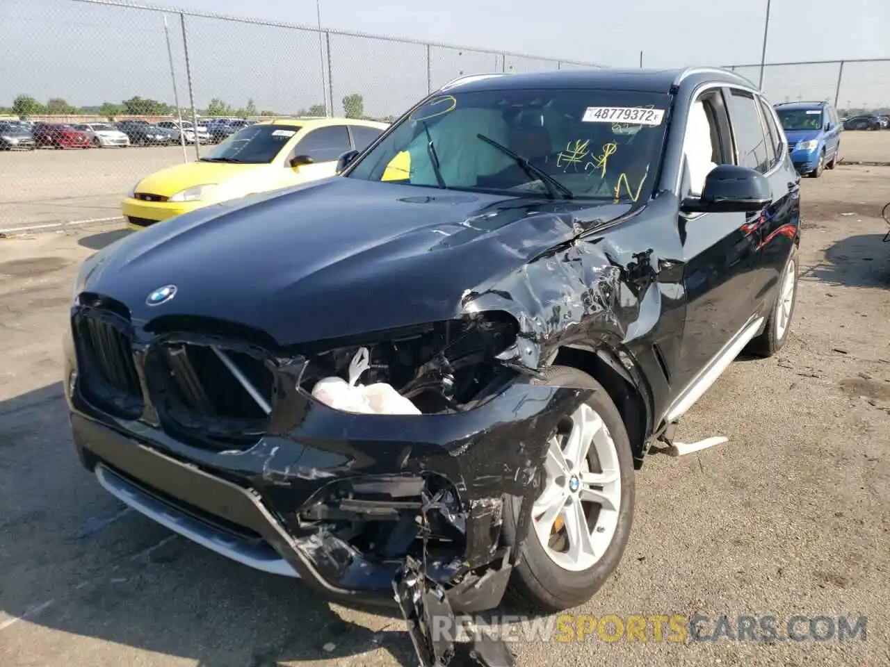 2 Photograph of a damaged car 5UXTY5C00L9C13577 BMW X3 2020