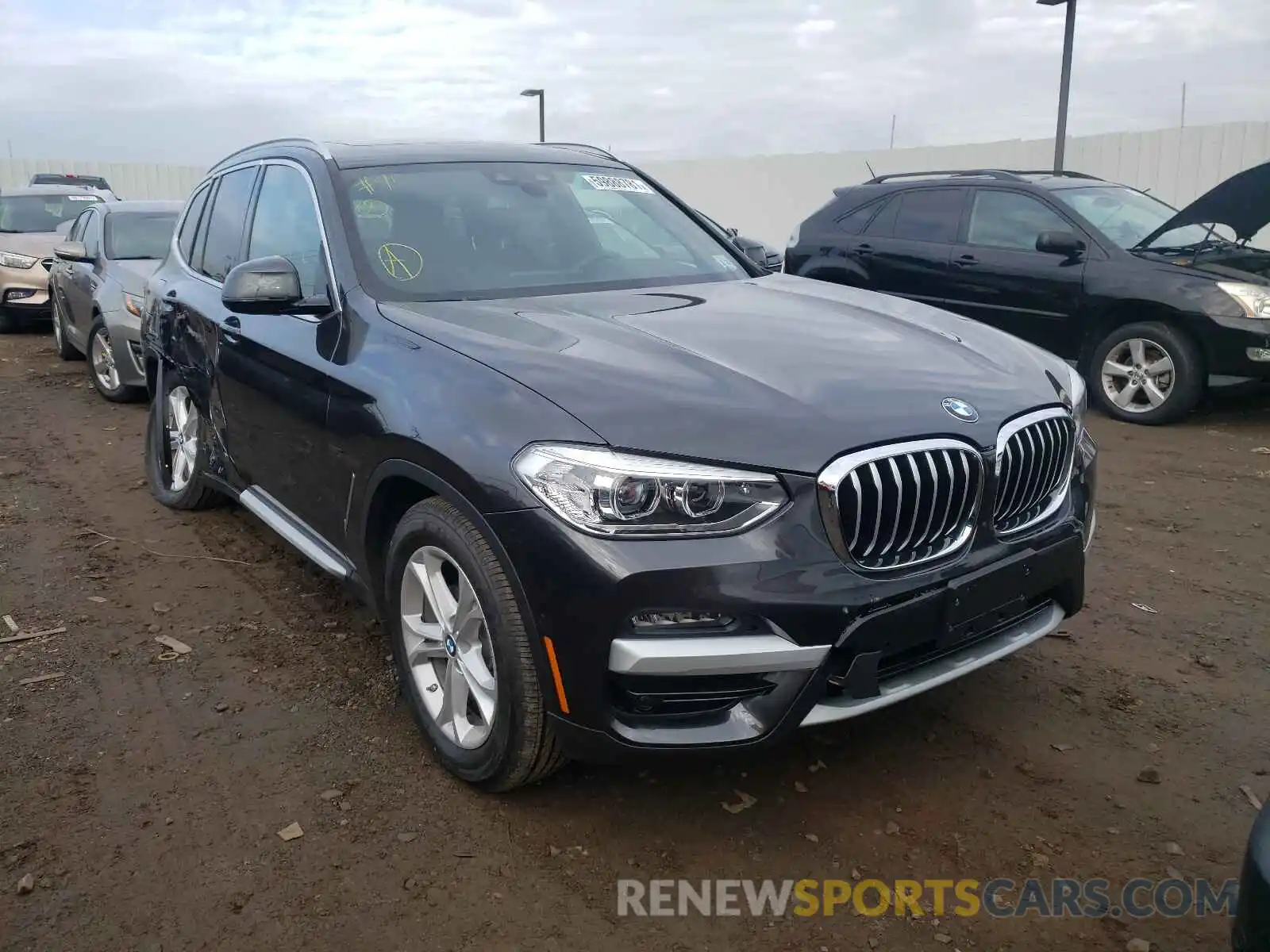 1 Photograph of a damaged car 5UXTY5C00L9C38494 BMW X3 2020