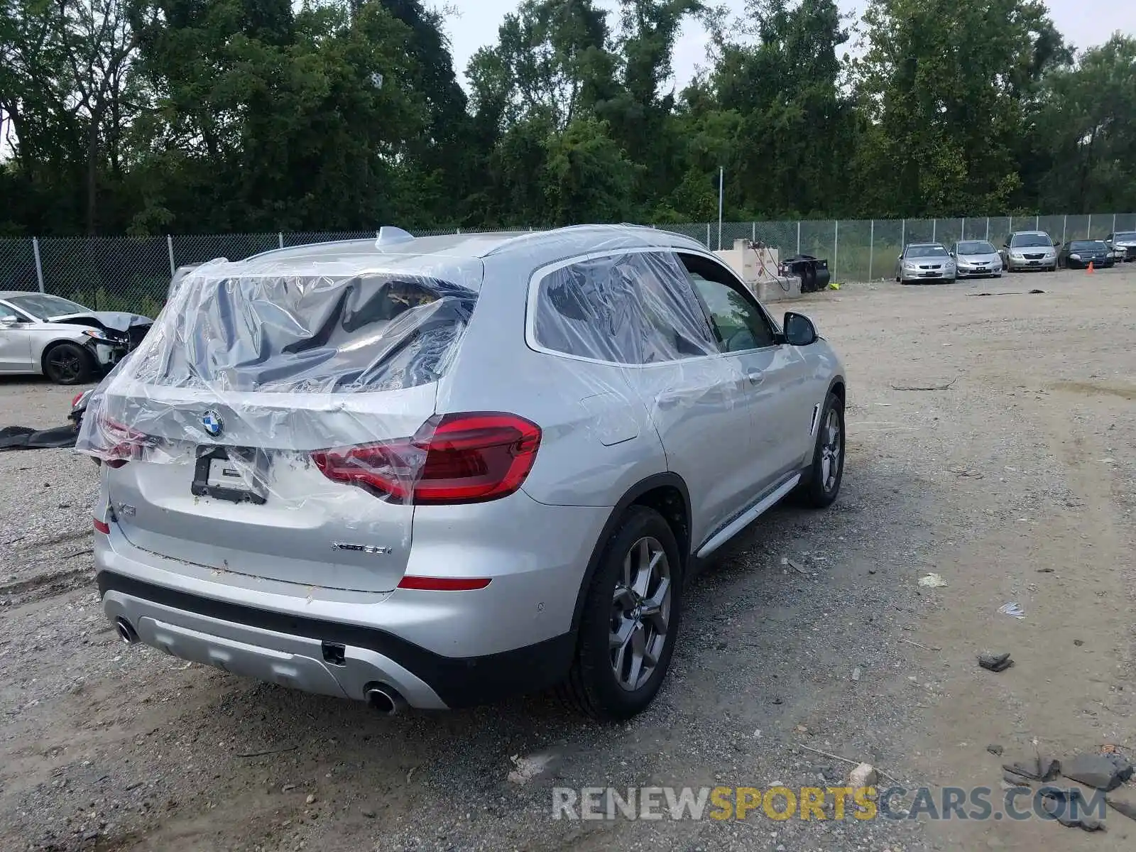 4 Фотография поврежденного автомобиля 5UXTY5C00L9C62455 BMW X3 2020