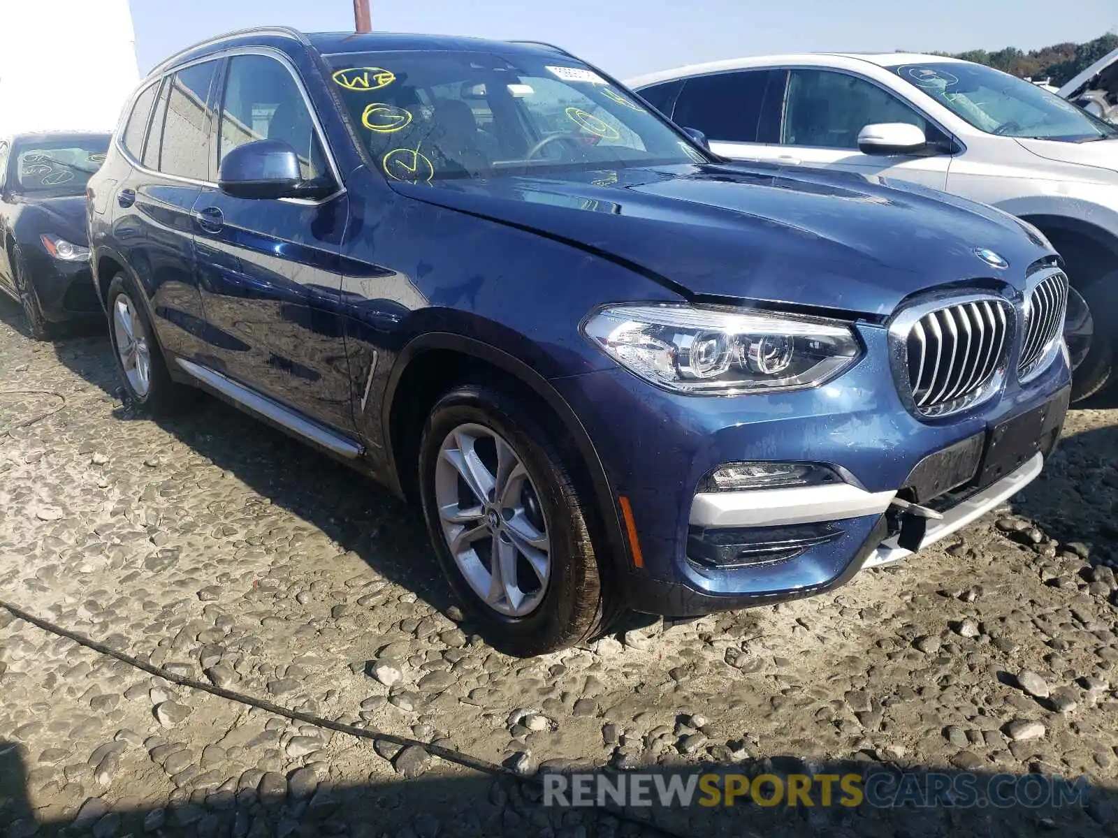 1 Photograph of a damaged car 5UXTY5C00L9C96623 BMW X3 2020