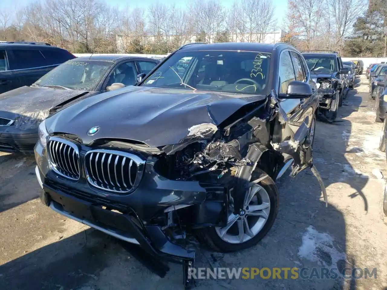 2 Photograph of a damaged car 5UXTY5C00L9D15932 BMW X3 2020