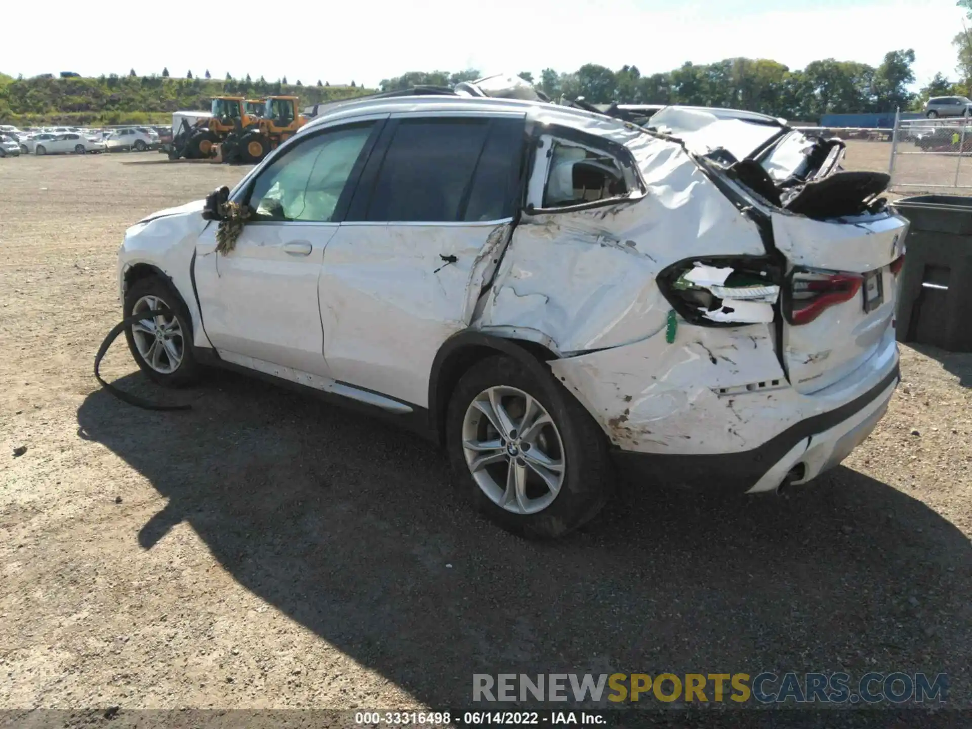 3 Photograph of a damaged car 5UXTY5C00L9D58599 BMW X3 2020