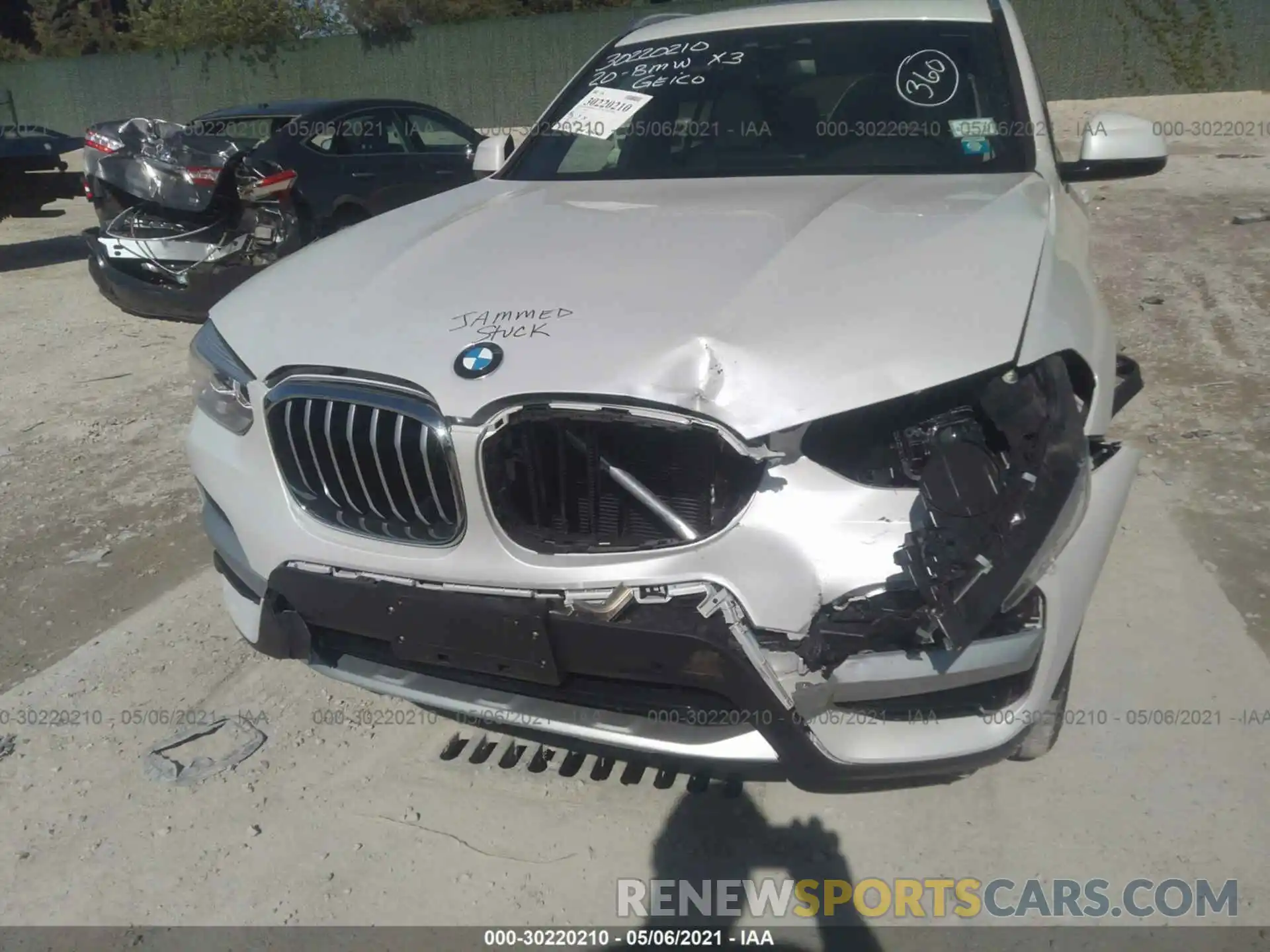 6 Photograph of a damaged car 5UXTY5C00L9D67691 BMW X3 2020