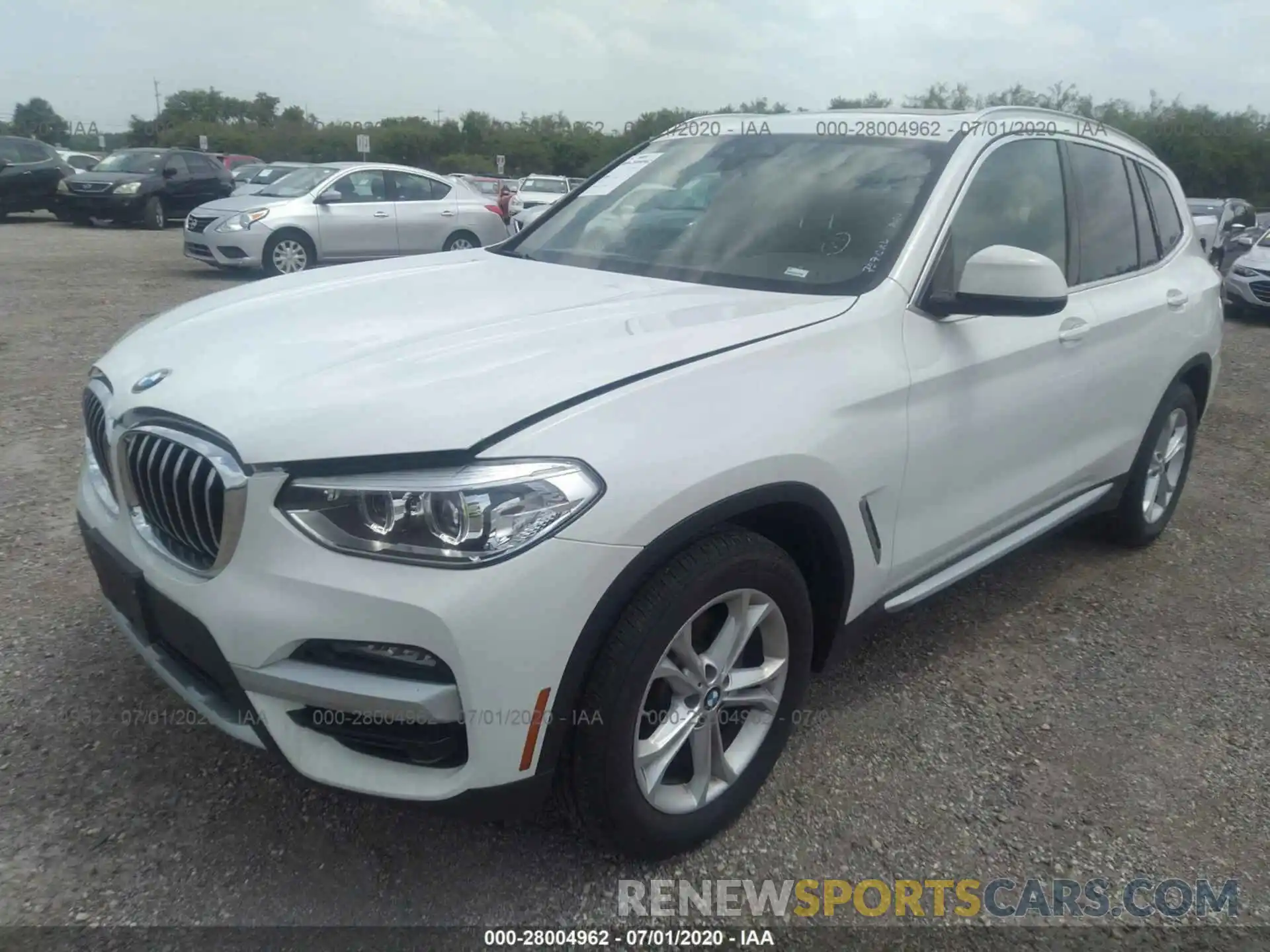 2 Photograph of a damaged car 5UXTY5C00LLE58320 BMW X3 2020