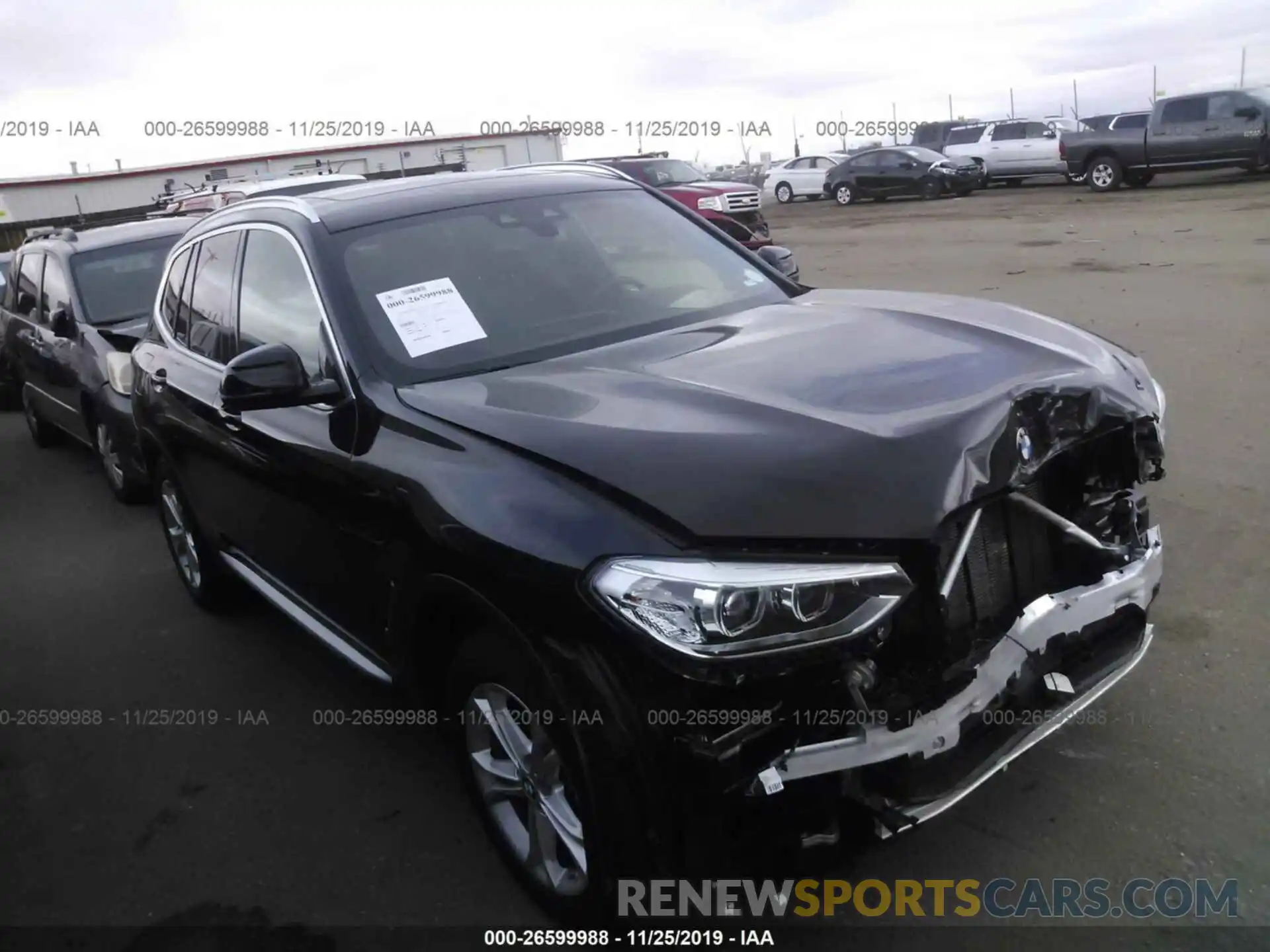 1 Photograph of a damaged car 5UXTY5C00LLT31905 BMW X3 2020