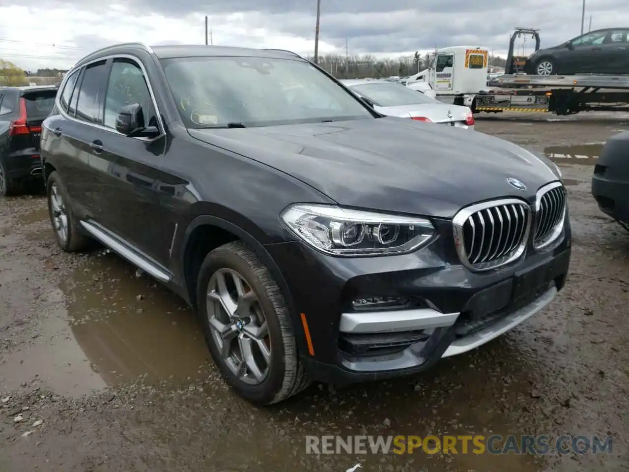 1 Photograph of a damaged car 5UXTY5C00LLT33394 BMW X3 2020