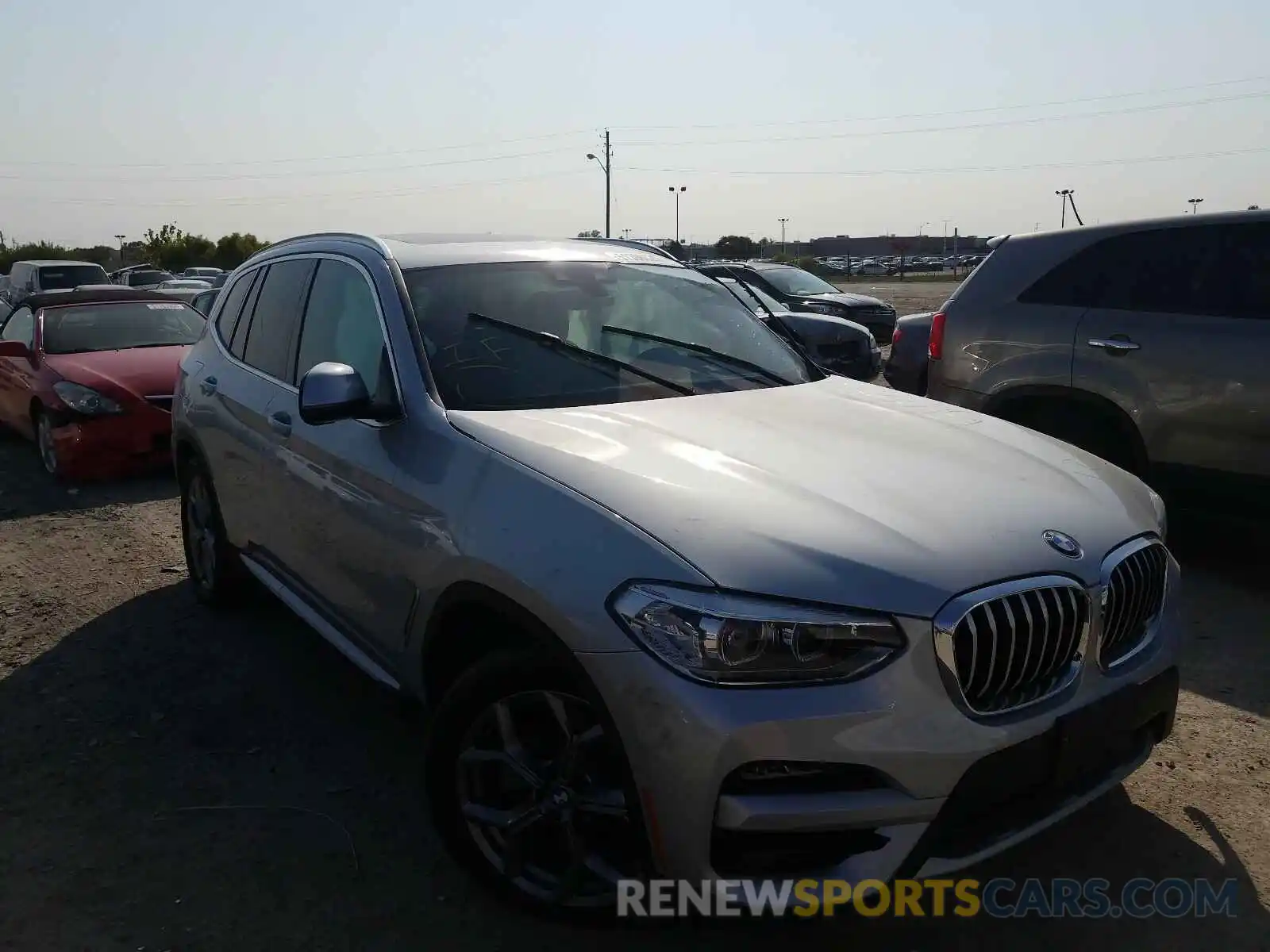 1 Photograph of a damaged car 5UXTY5C00LLT33699 BMW X3 2020