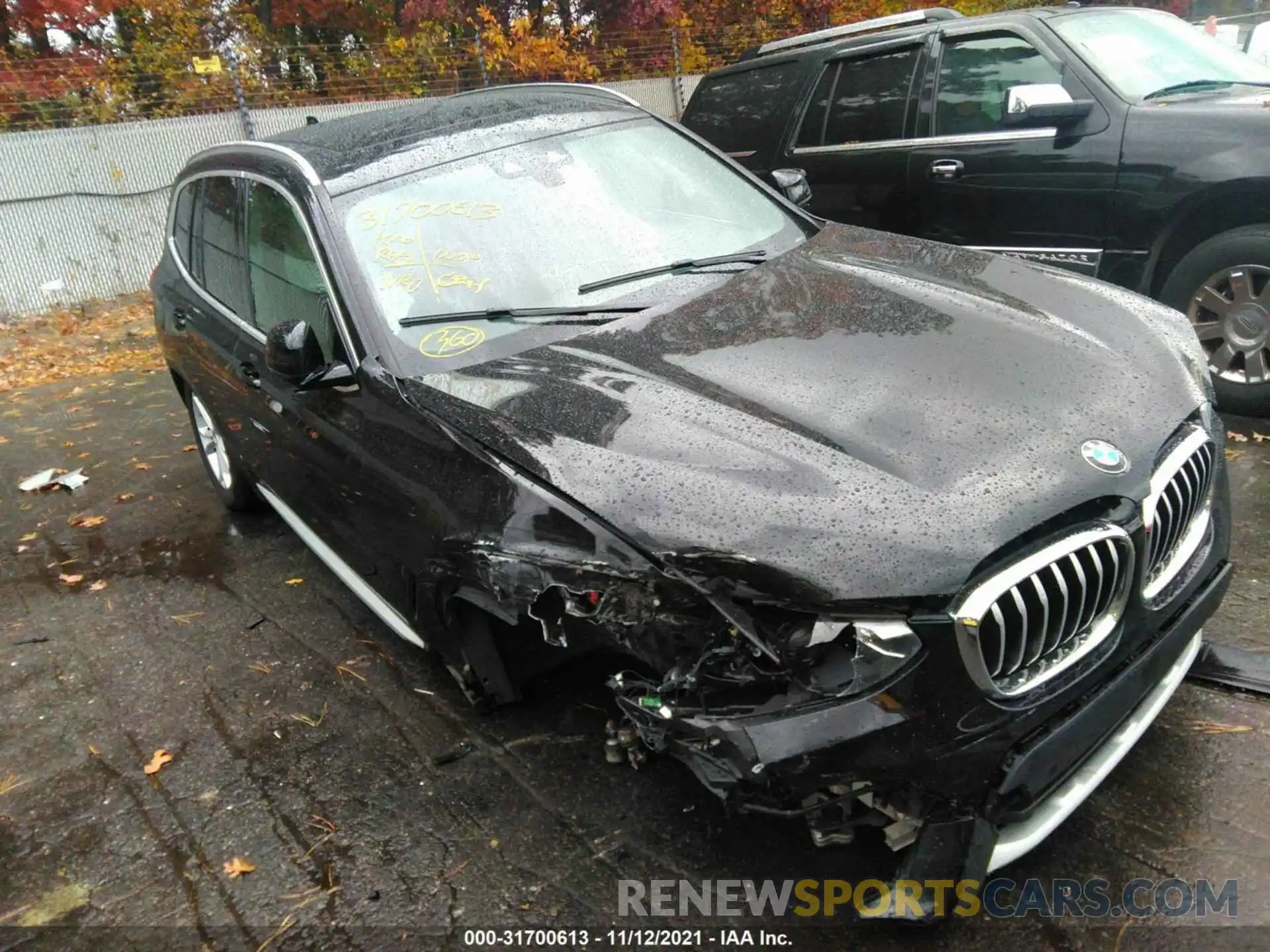 1 Photograph of a damaged car 5UXTY5C00LLT36151 BMW X3 2020