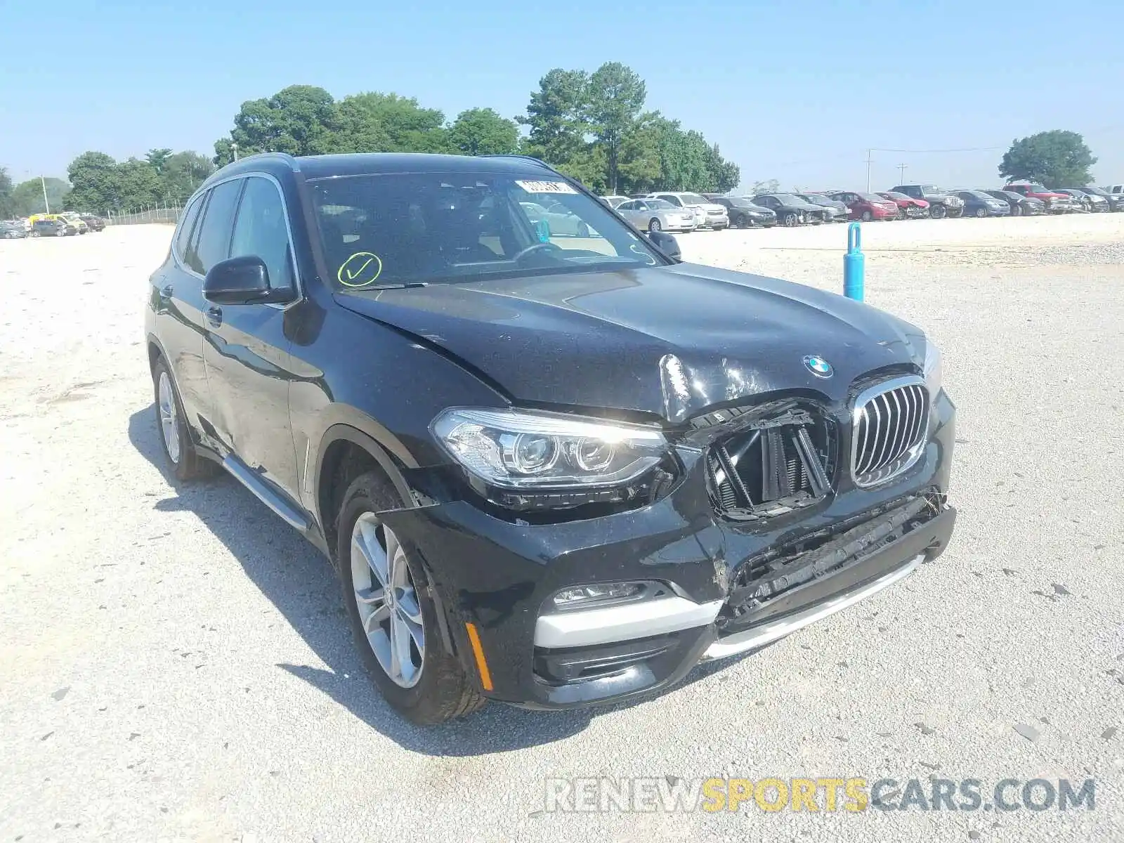 1 Photograph of a damaged car 5UXTY5C00LLT36702 BMW X3 2020