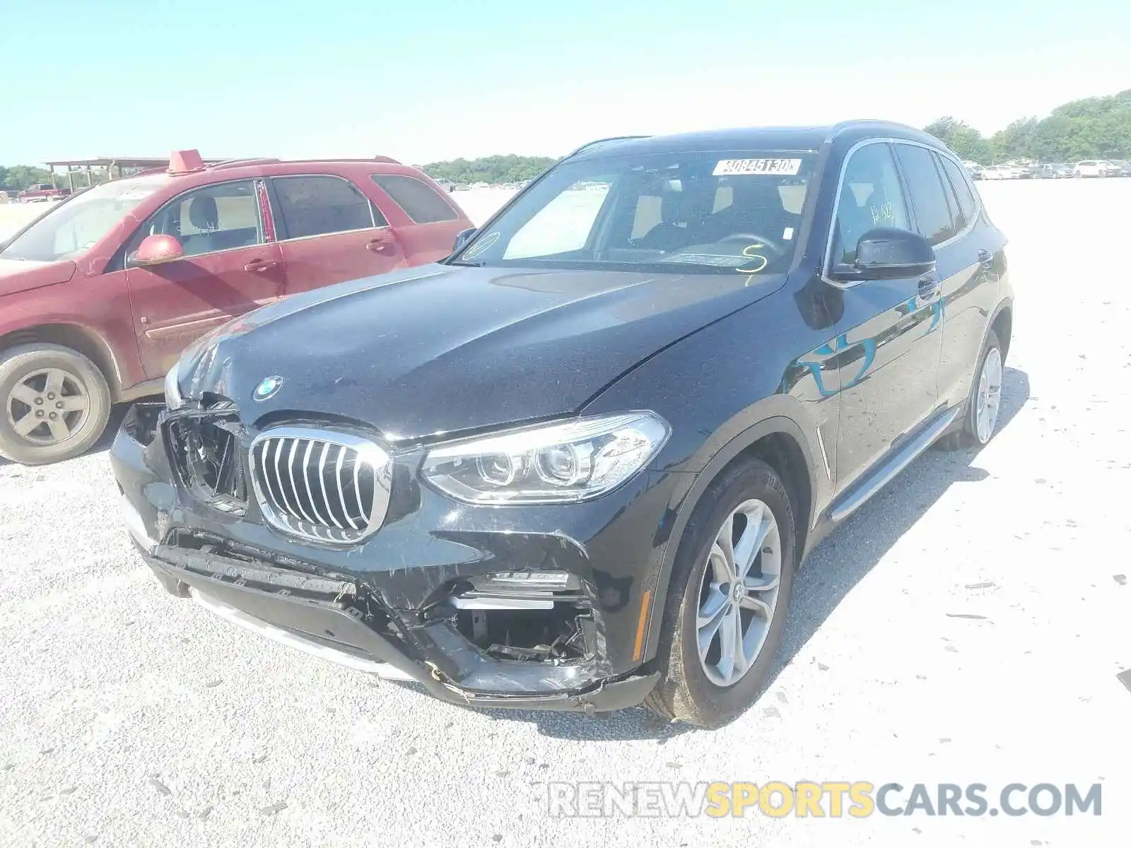 2 Photograph of a damaged car 5UXTY5C00LLT36702 BMW X3 2020