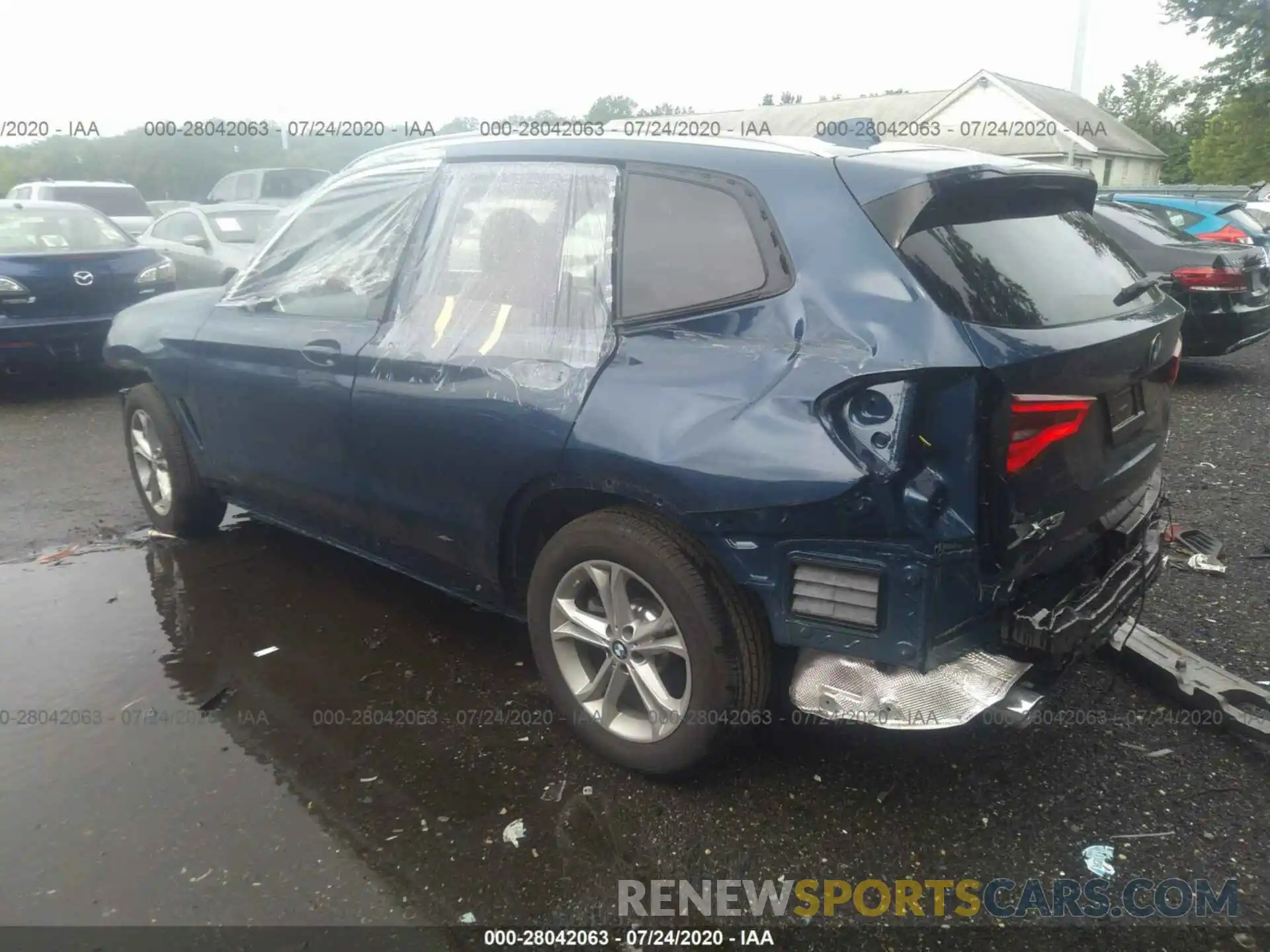 3 Photograph of a damaged car 5UXTY5C01L9B07851 BMW X3 2020