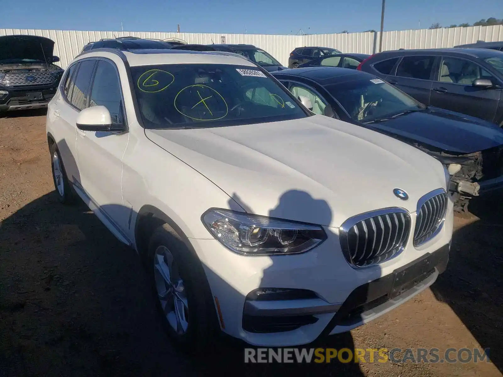 1 Photograph of a damaged car 5UXTY5C01L9B25489 BMW X3 2020