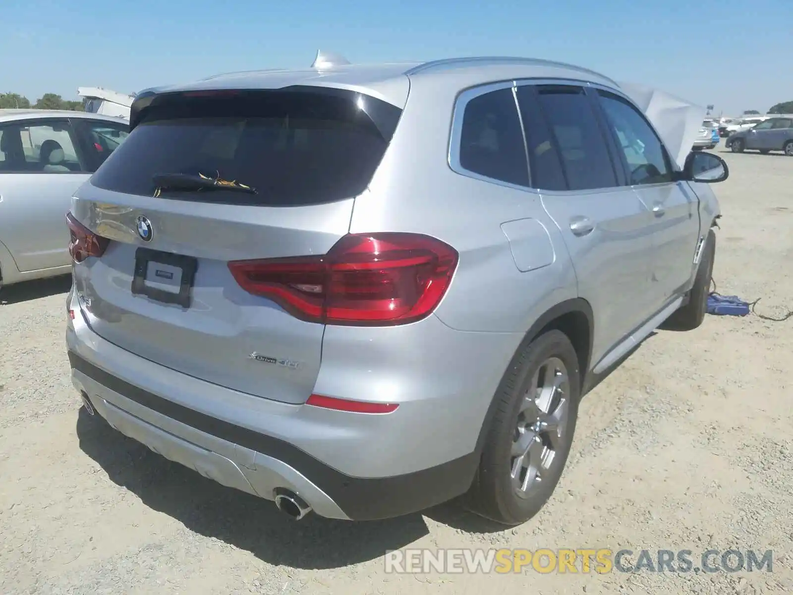 4 Фотография поврежденного автомобиля 5UXTY5C01L9B39960 BMW X3 2020