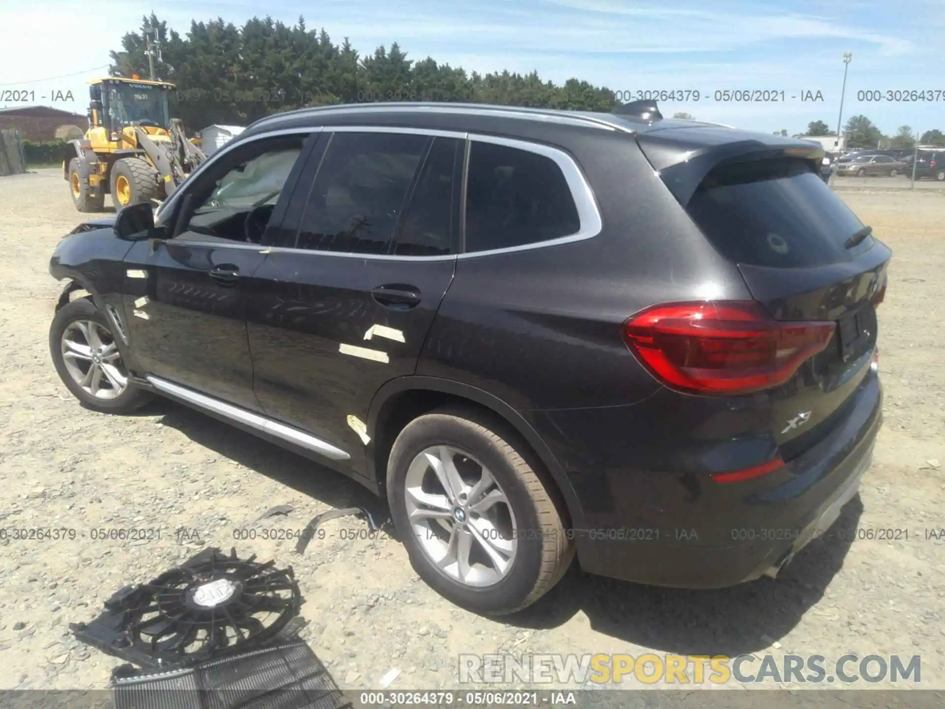 3 Photograph of a damaged car 5UXTY5C01L9B63644 BMW X3 2020