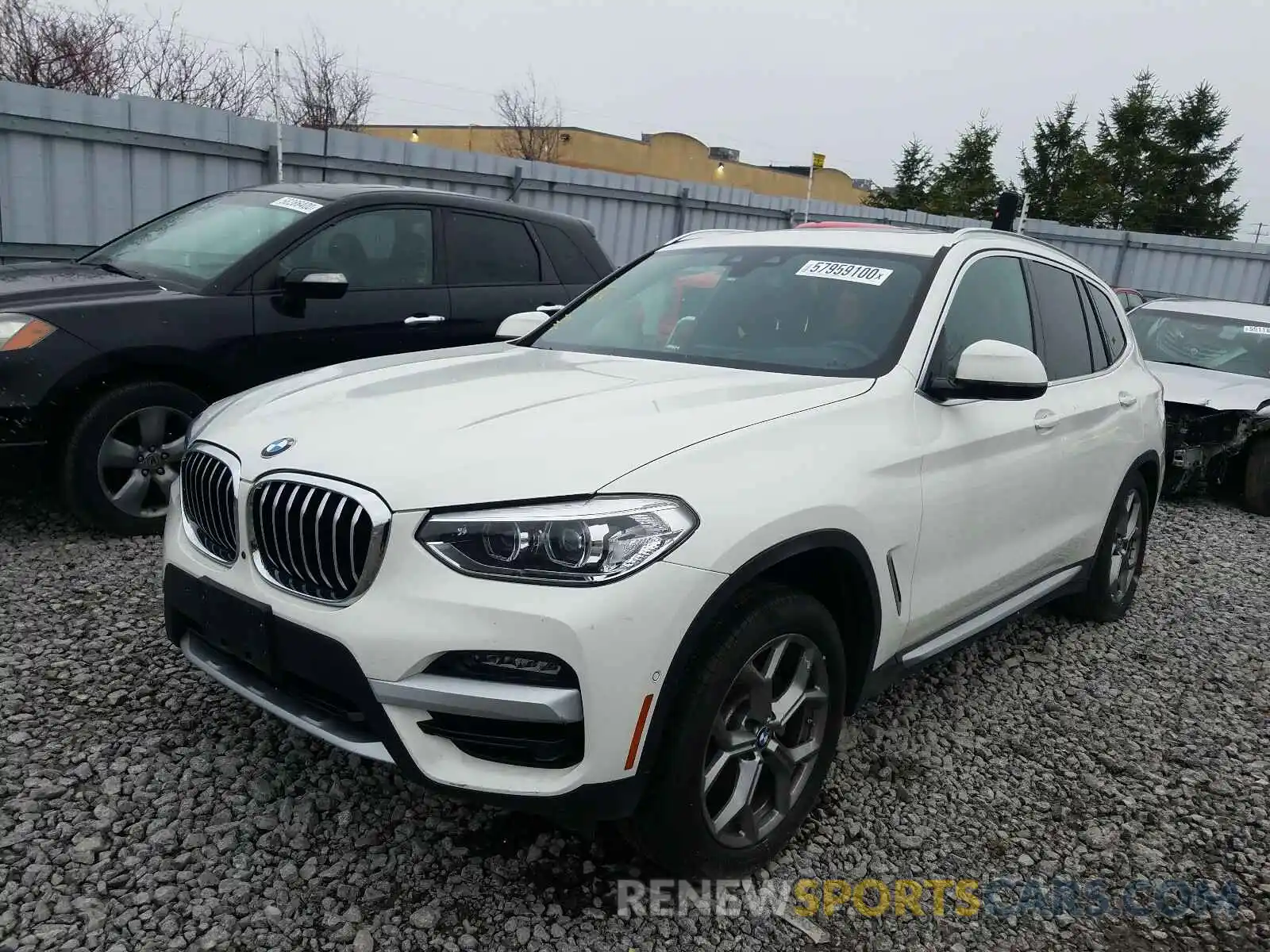 2 Photograph of a damaged car 5UXTY5C01L9B96014 BMW X3 2020