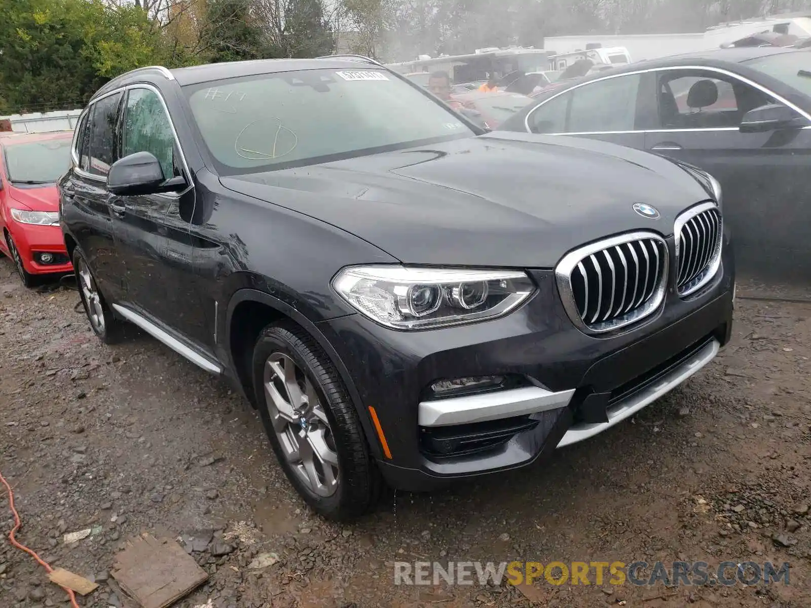 1 Photograph of a damaged car 5UXTY5C01L9C36060 BMW X3 2020