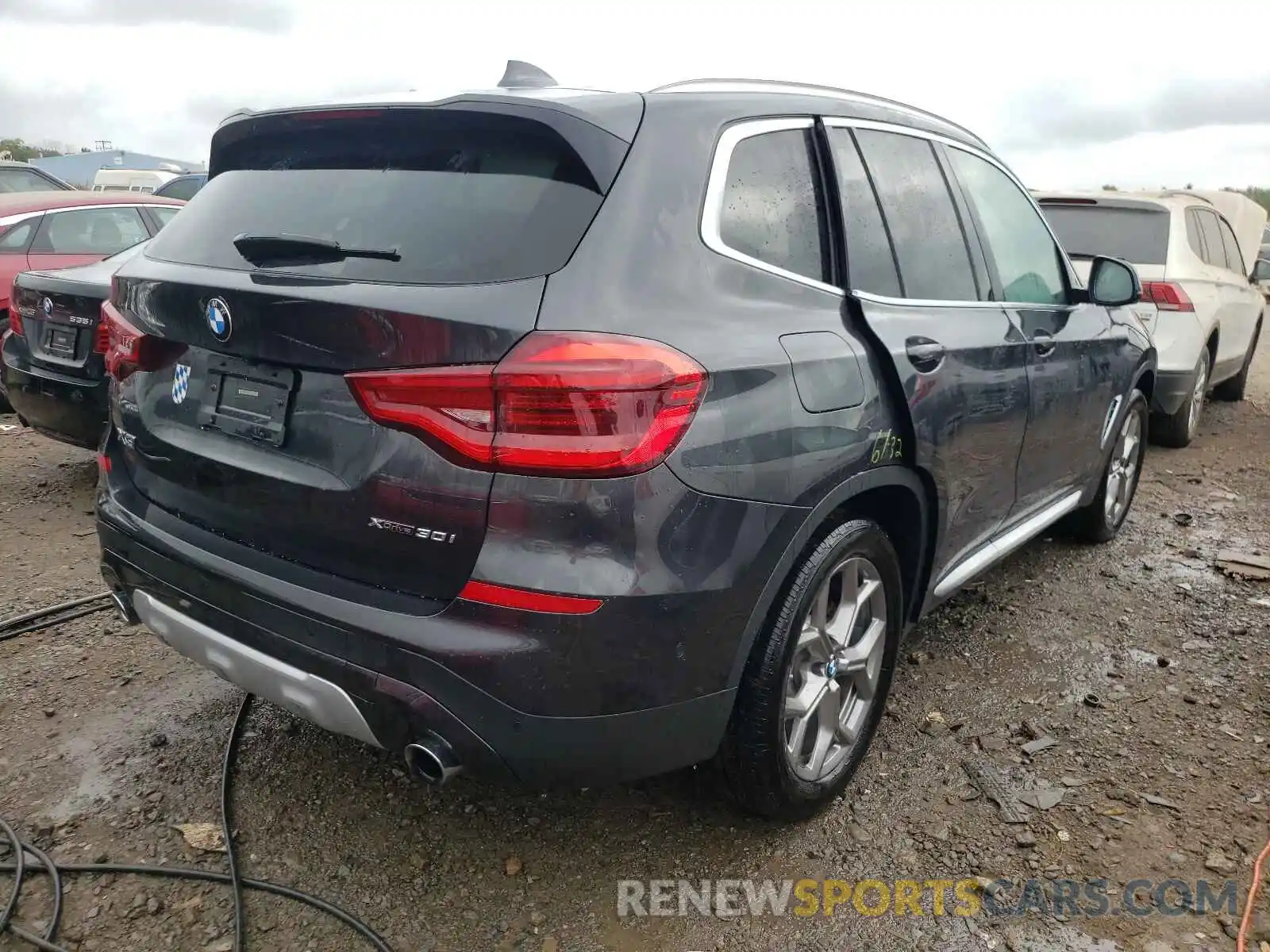 4 Фотография поврежденного автомобиля 5UXTY5C01L9C36060 BMW X3 2020