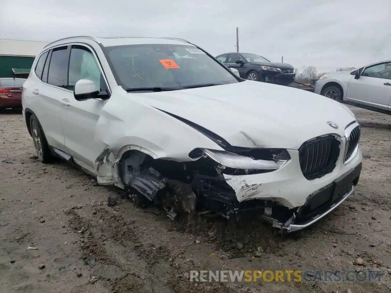 1 Photograph of a damaged car 5UXTY5C01L9C42182 BMW X3 2020