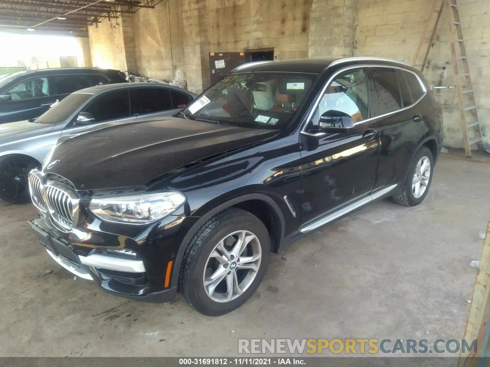 2 Photograph of a damaged car 5UXTY5C01L9C56275 BMW X3 2020