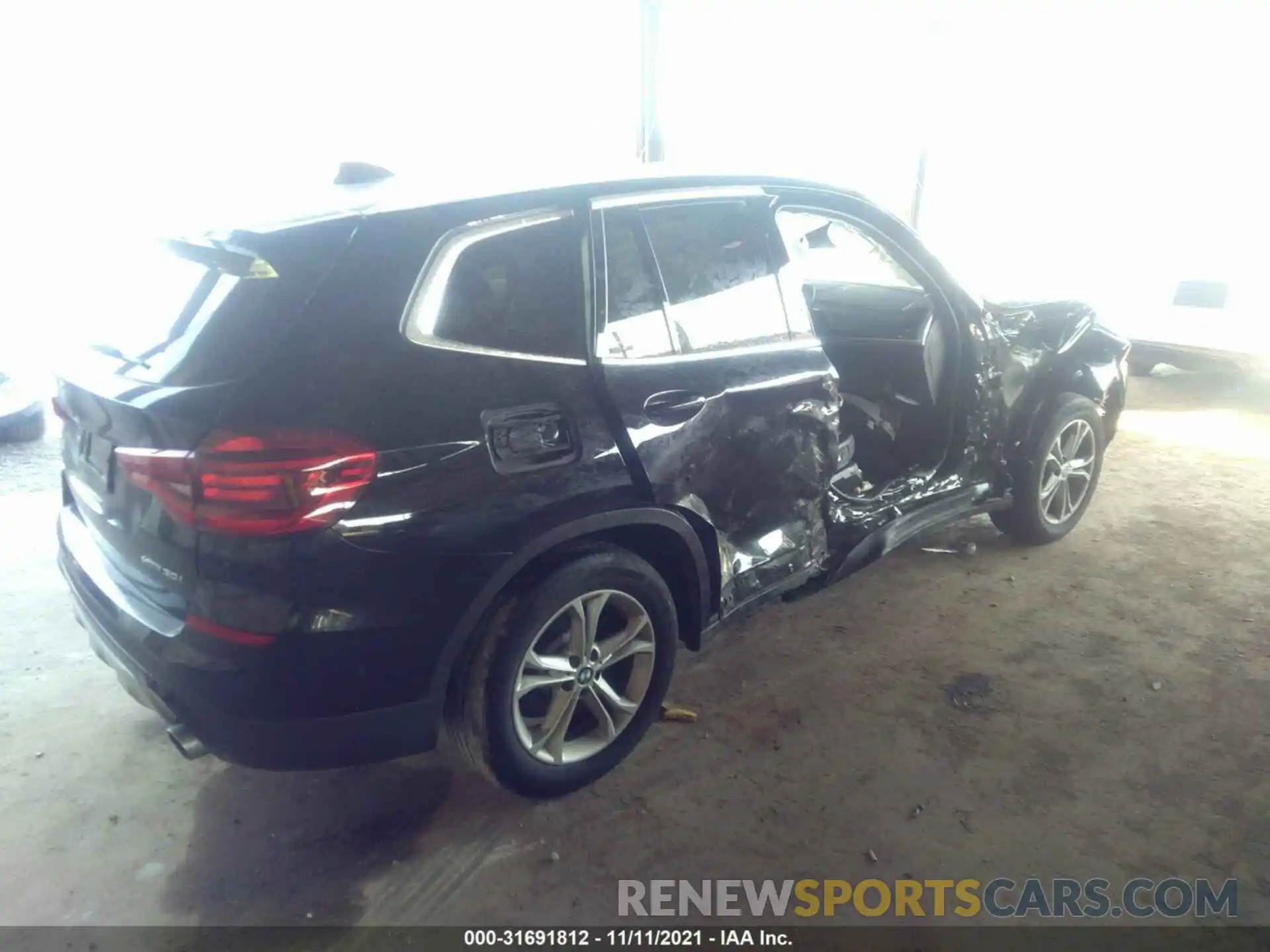 4 Фотография поврежденного автомобиля 5UXTY5C01L9C56275 BMW X3 2020