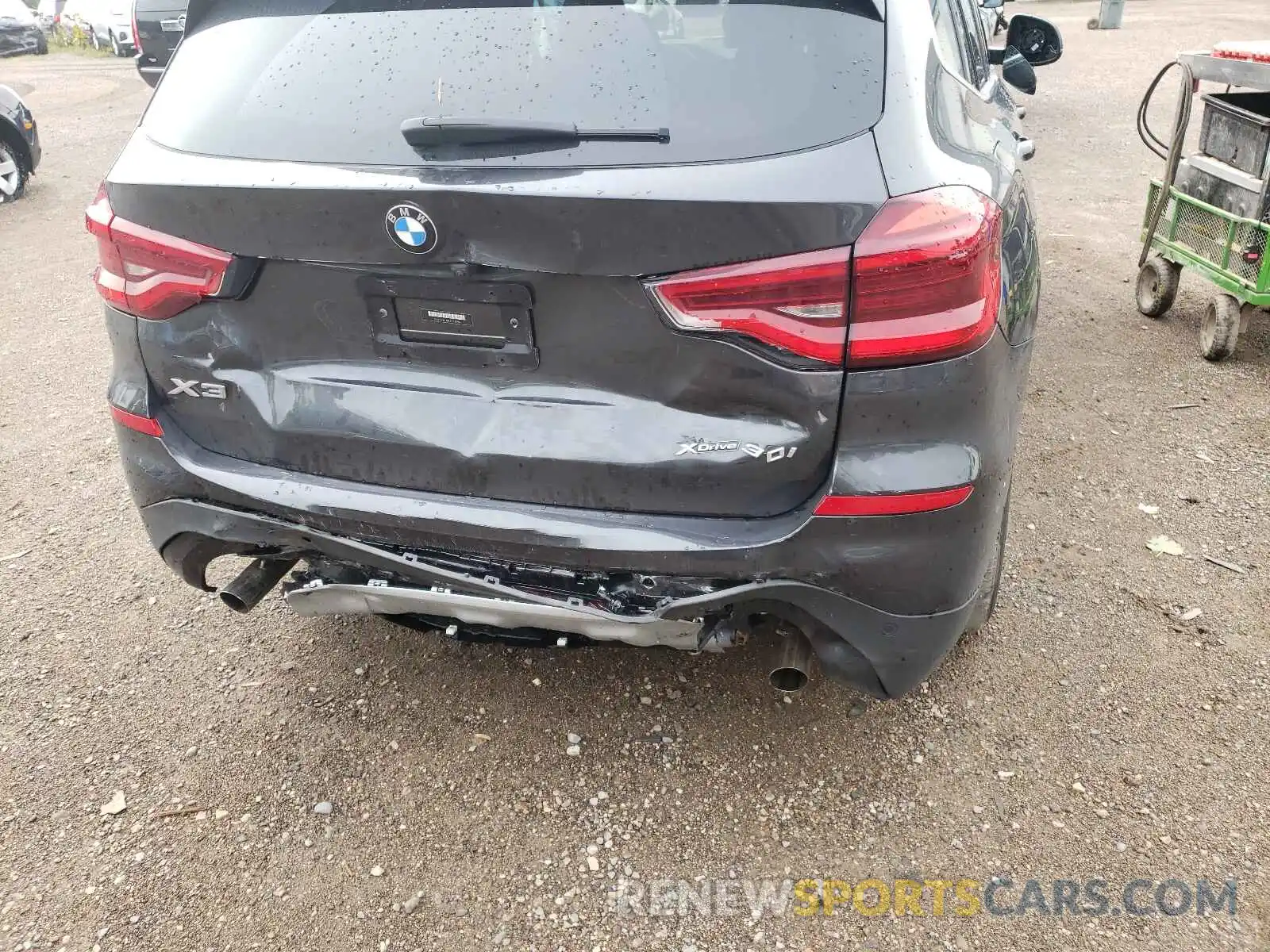 9 Фотография поврежденного автомобиля 5UXTY5C01L9C73996 BMW X3 2020