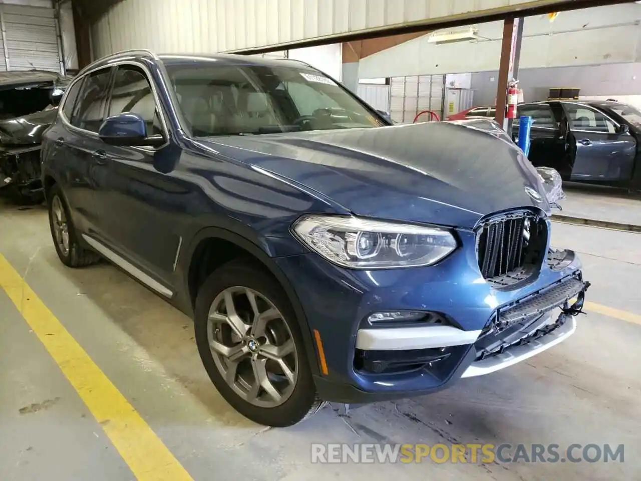 1 Photograph of a damaged car 5UXTY5C01L9C80303 BMW X3 2020