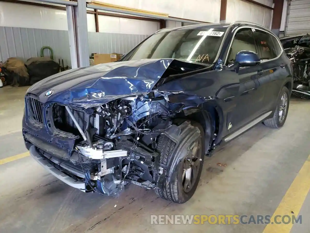 2 Photograph of a damaged car 5UXTY5C01L9C80303 BMW X3 2020