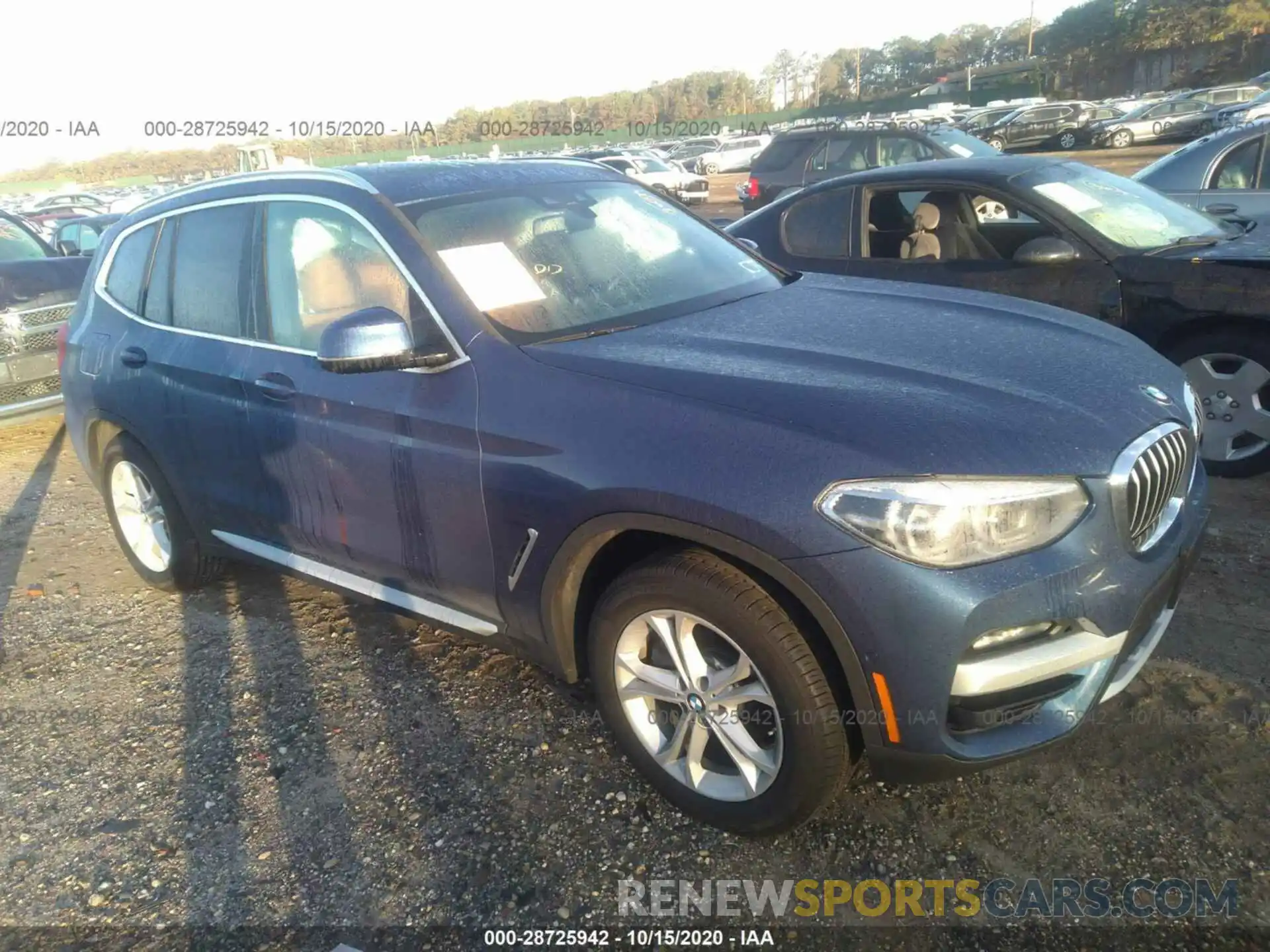 1 Photograph of a damaged car 5UXTY5C01L9C98610 BMW X3 2020