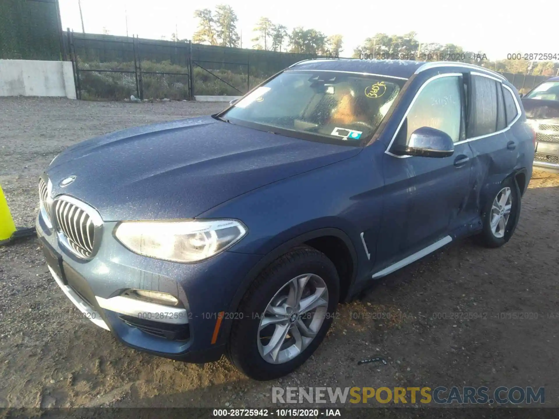 2 Photograph of a damaged car 5UXTY5C01L9C98610 BMW X3 2020