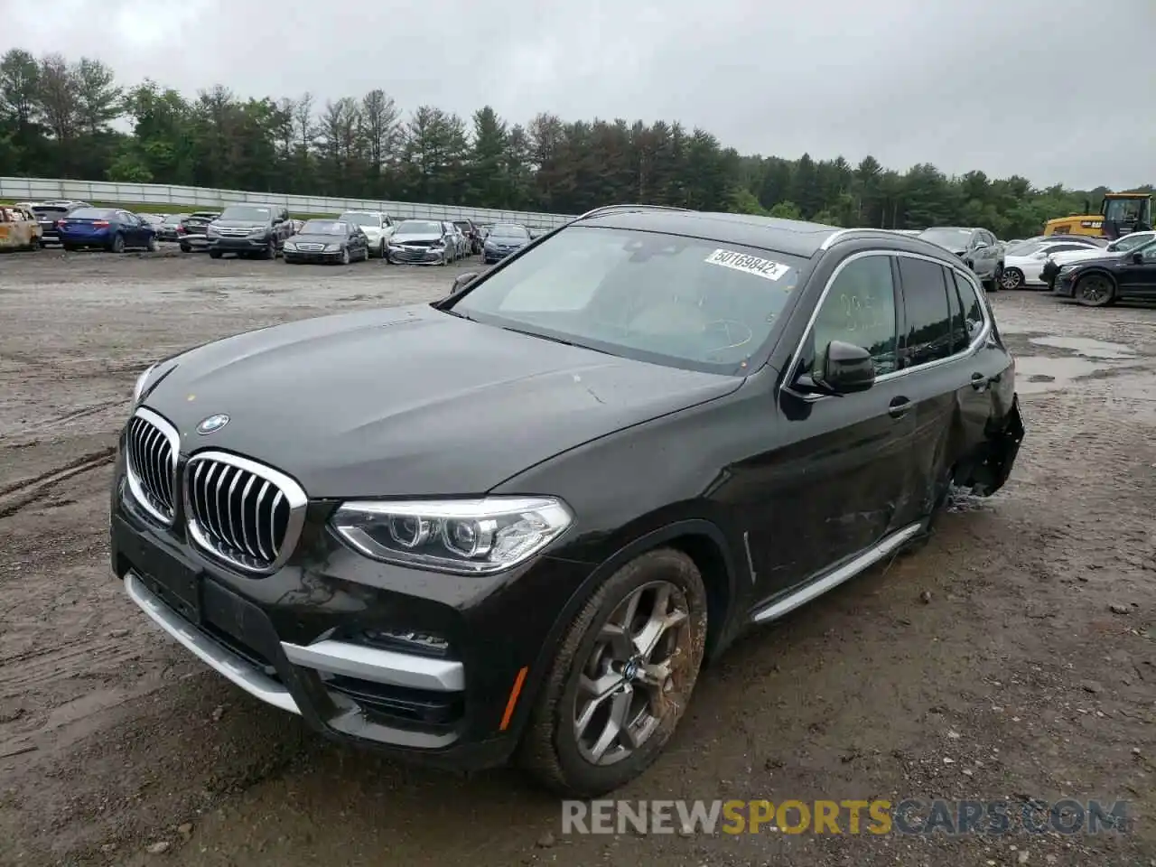 2 Фотография поврежденного автомобиля 5UXTY5C01L9D62953 BMW X3 2020