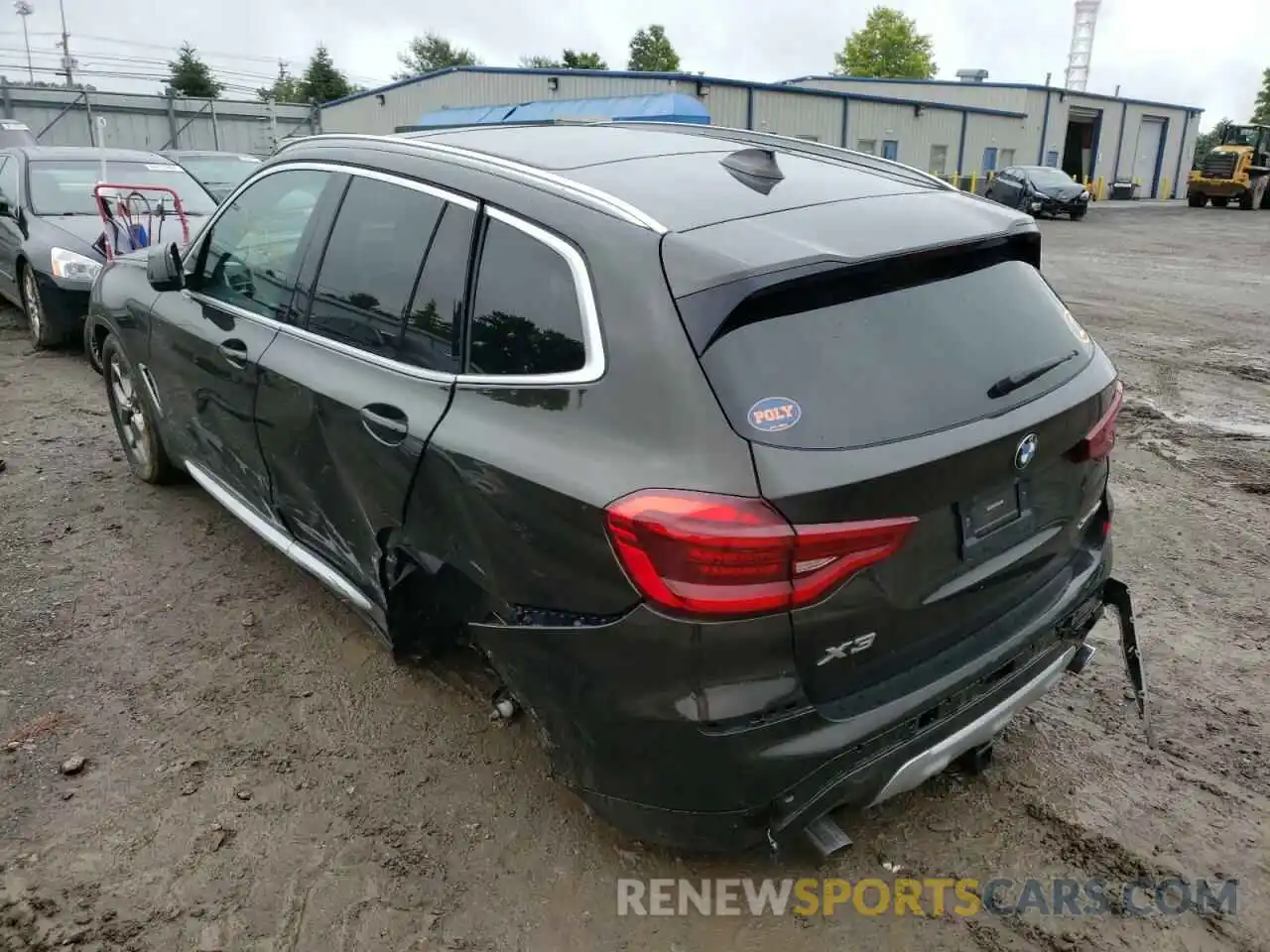 3 Photograph of a damaged car 5UXTY5C01L9D62953 BMW X3 2020