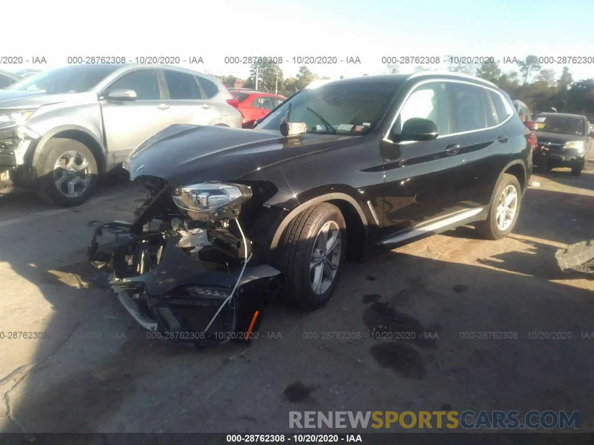 2 Photograph of a damaged car 5UXTY5C01LLT36871 BMW X3 2020