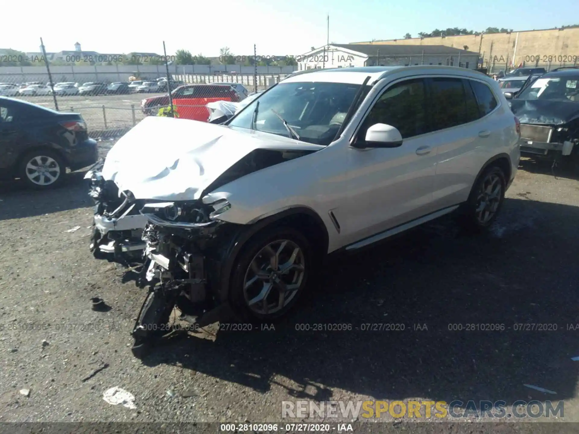 2 Photograph of a damaged car 5UXTY5C02L9B01279 BMW X3 2020