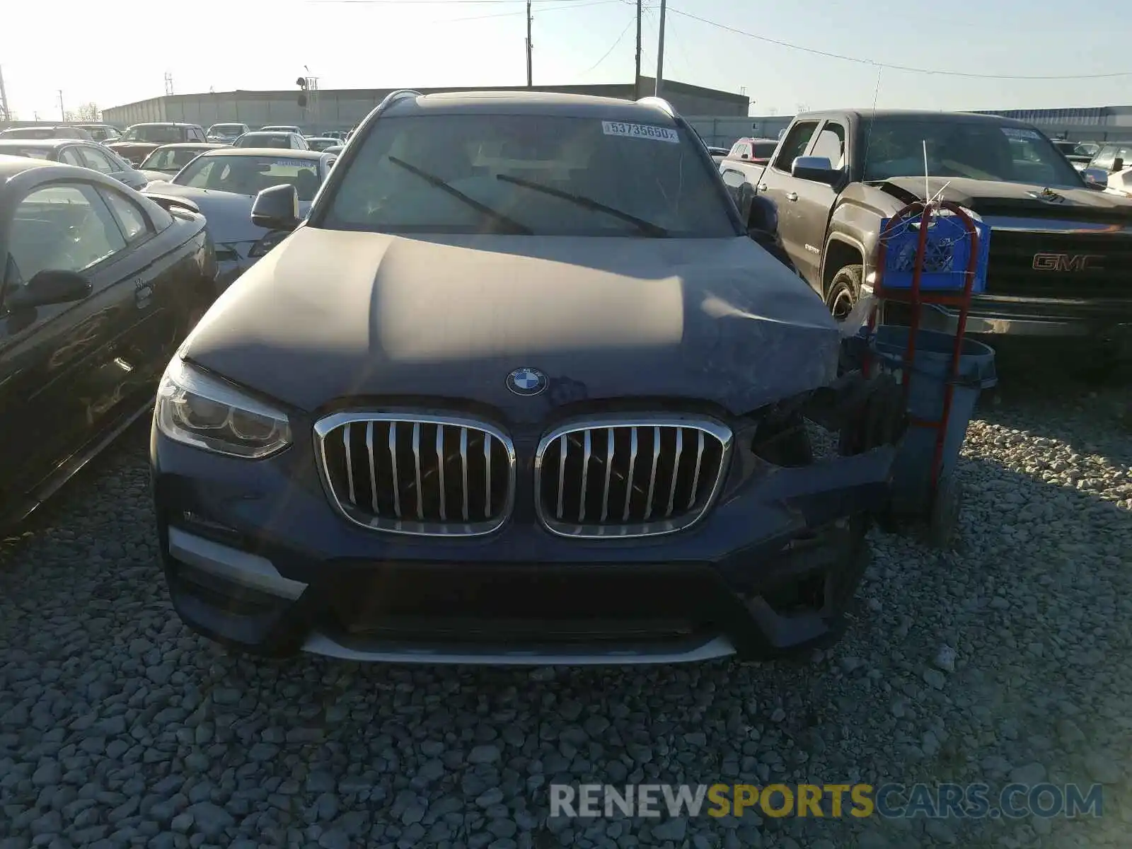 9 Фотография поврежденного автомобиля 5UXTY5C02L9B08331 BMW X3 2020