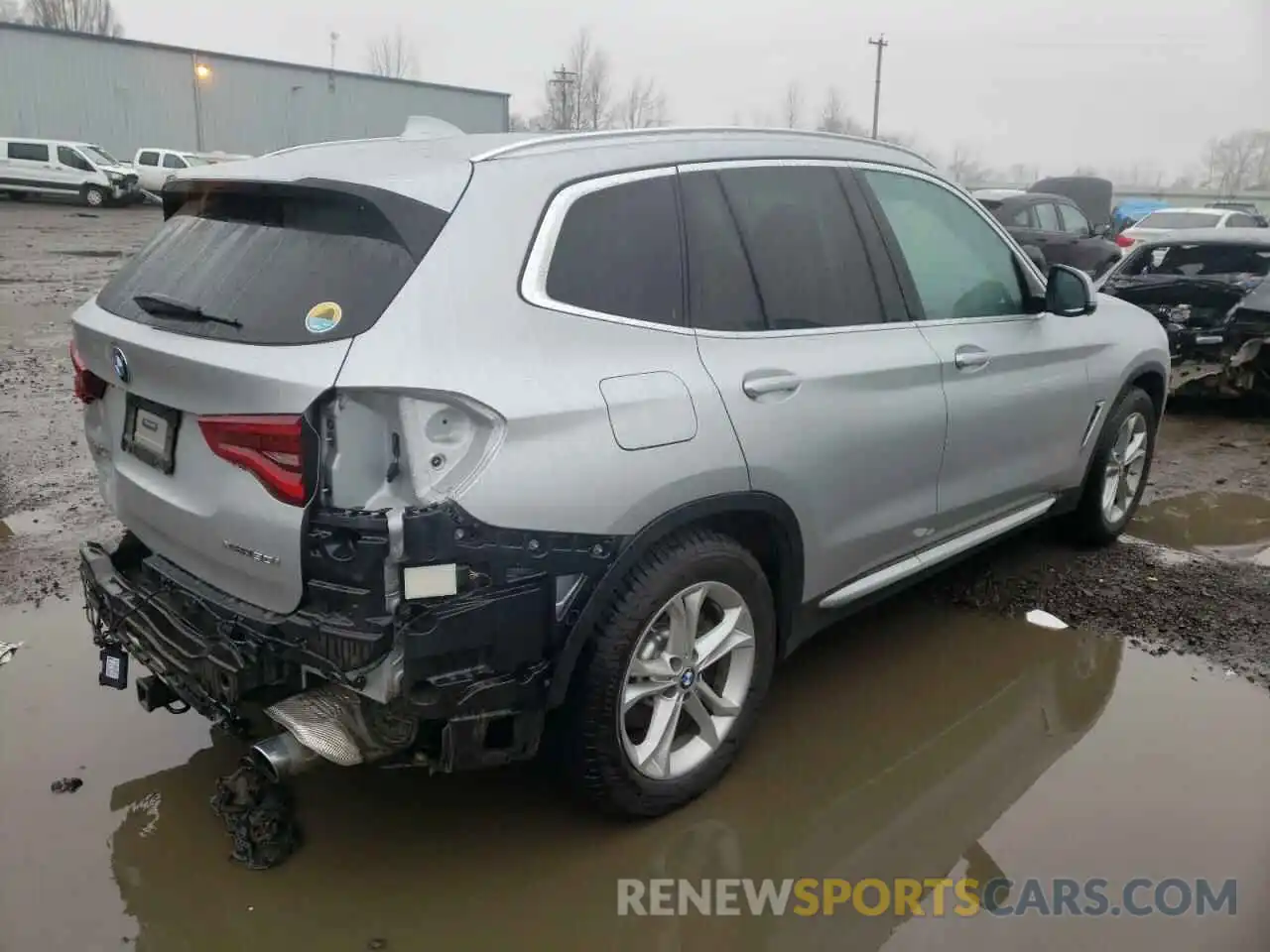 4 Фотография поврежденного автомобиля 5UXTY5C02L9B17885 BMW X3 2020