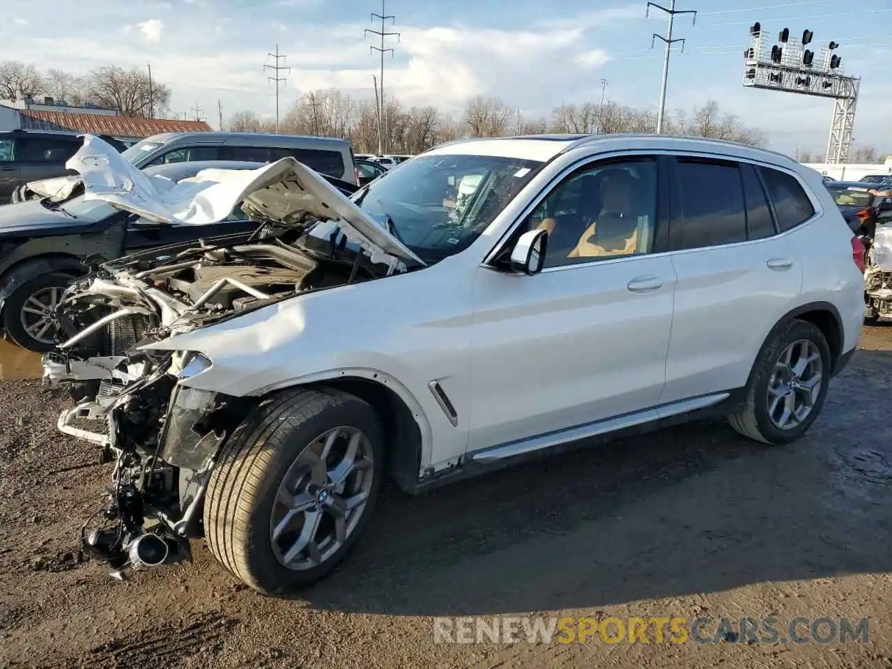 1 Фотография поврежденного автомобиля 5UXTY5C02L9B28420 BMW X3 2020