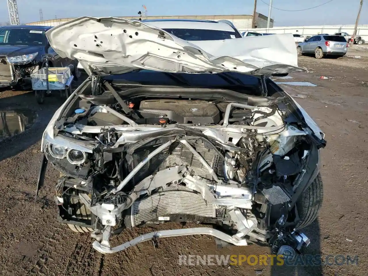 5 Фотография поврежденного автомобиля 5UXTY5C02L9B28420 BMW X3 2020