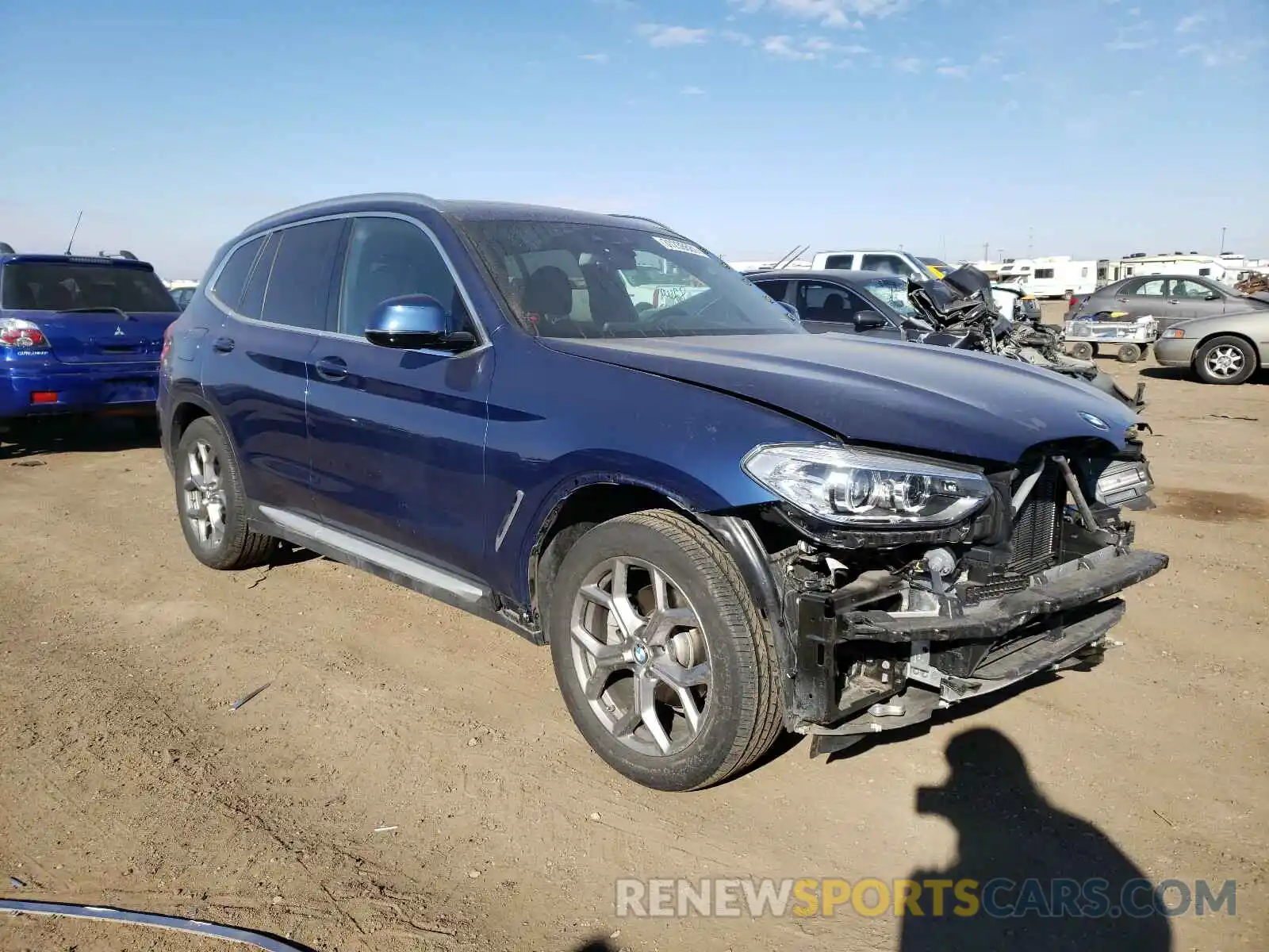 1 Photograph of a damaged car 5UXTY5C02L9B28630 BMW X3 2020