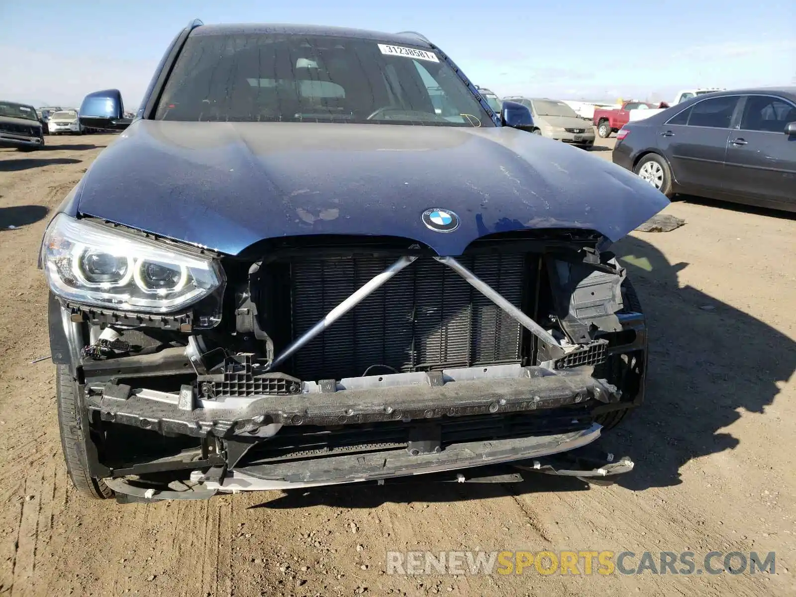 9 Photograph of a damaged car 5UXTY5C02L9B28630 BMW X3 2020