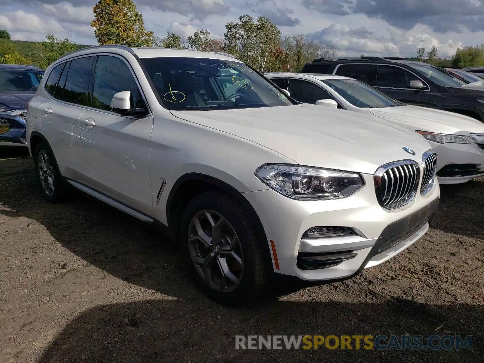 1 Photograph of a damaged car 5UXTY5C02L9B70635 BMW X3 2020