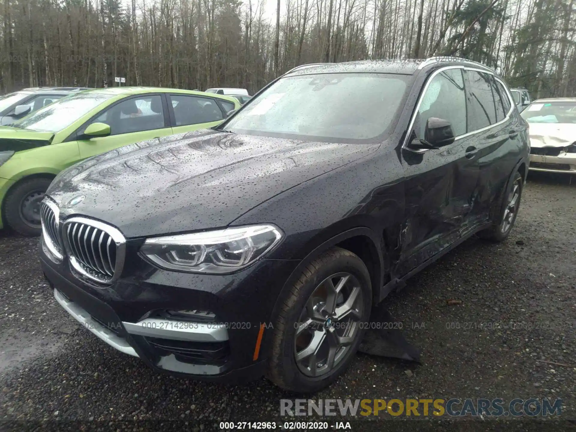 2 Фотография поврежденного автомобиля 5UXTY5C02L9B77519 BMW X3 2020