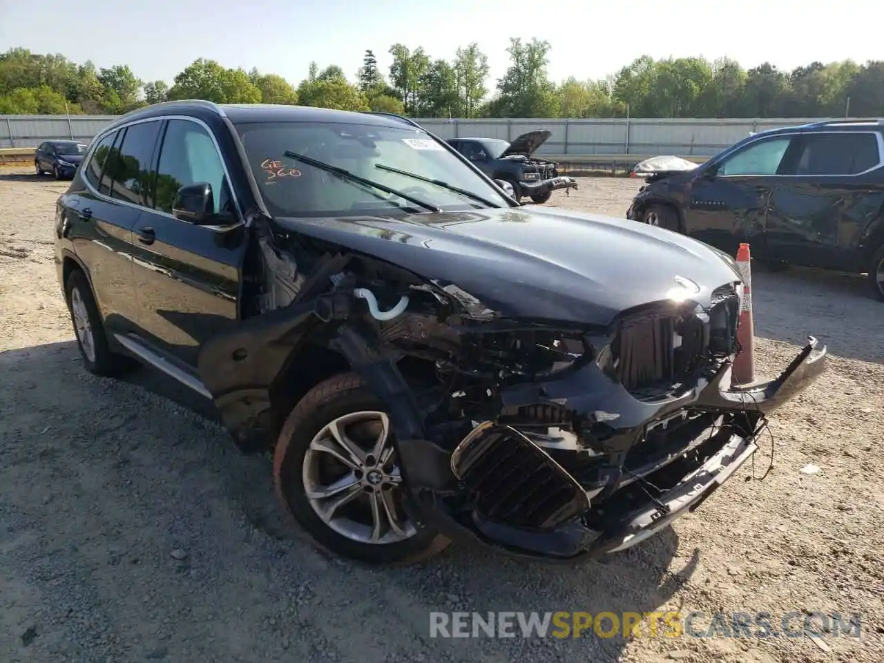 1 Photograph of a damaged car 5UXTY5C02L9B91887 BMW X3 2020