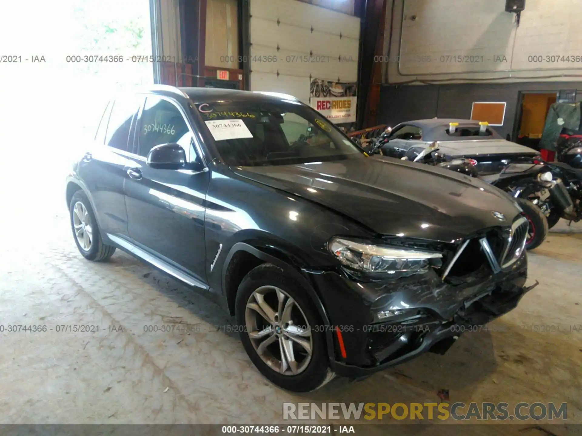 1 Photograph of a damaged car 5UXTY5C02L9C23253 BMW X3 2020